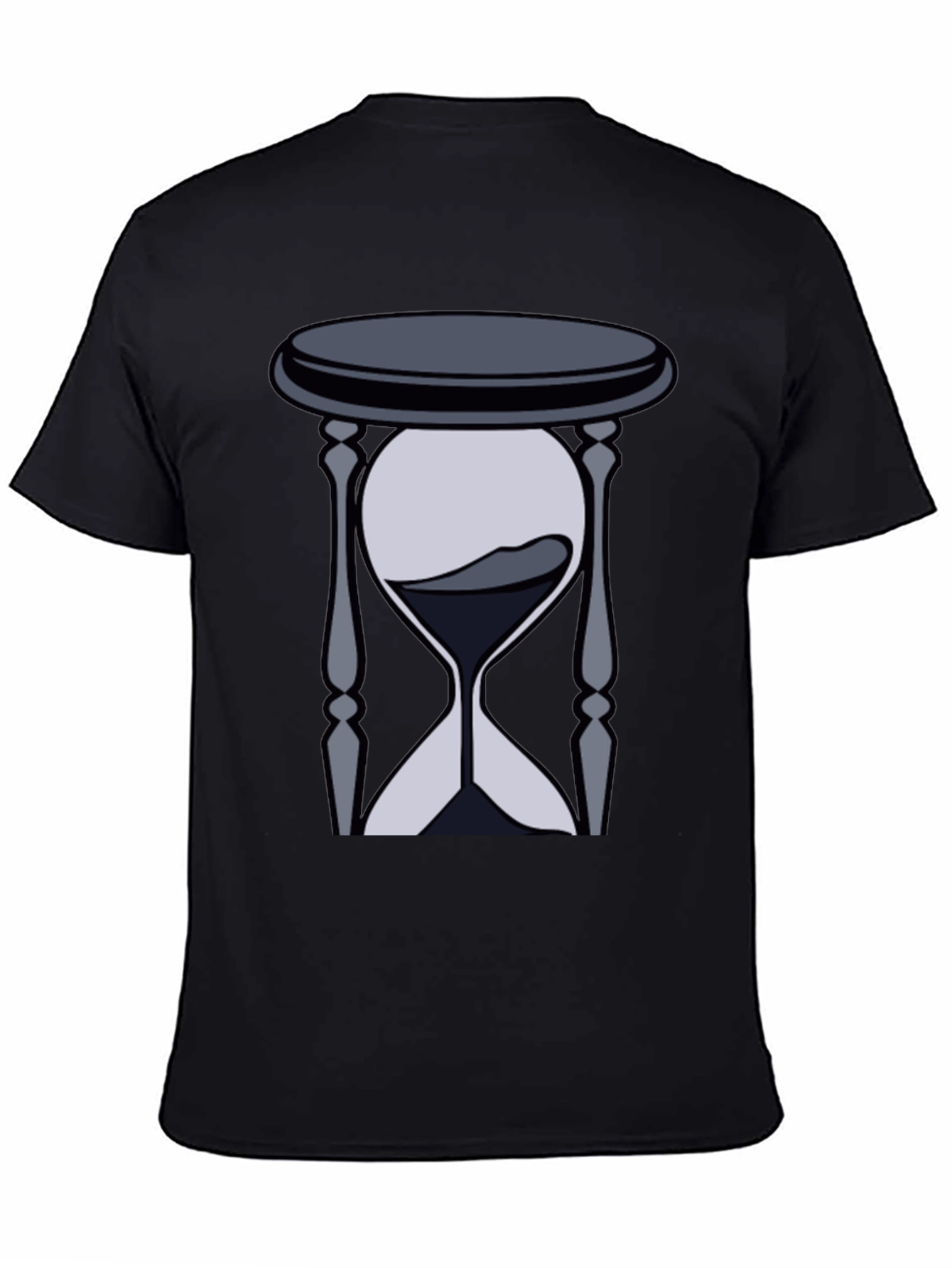 Black Hourglass Graphic Tee - Timeless Style view 4