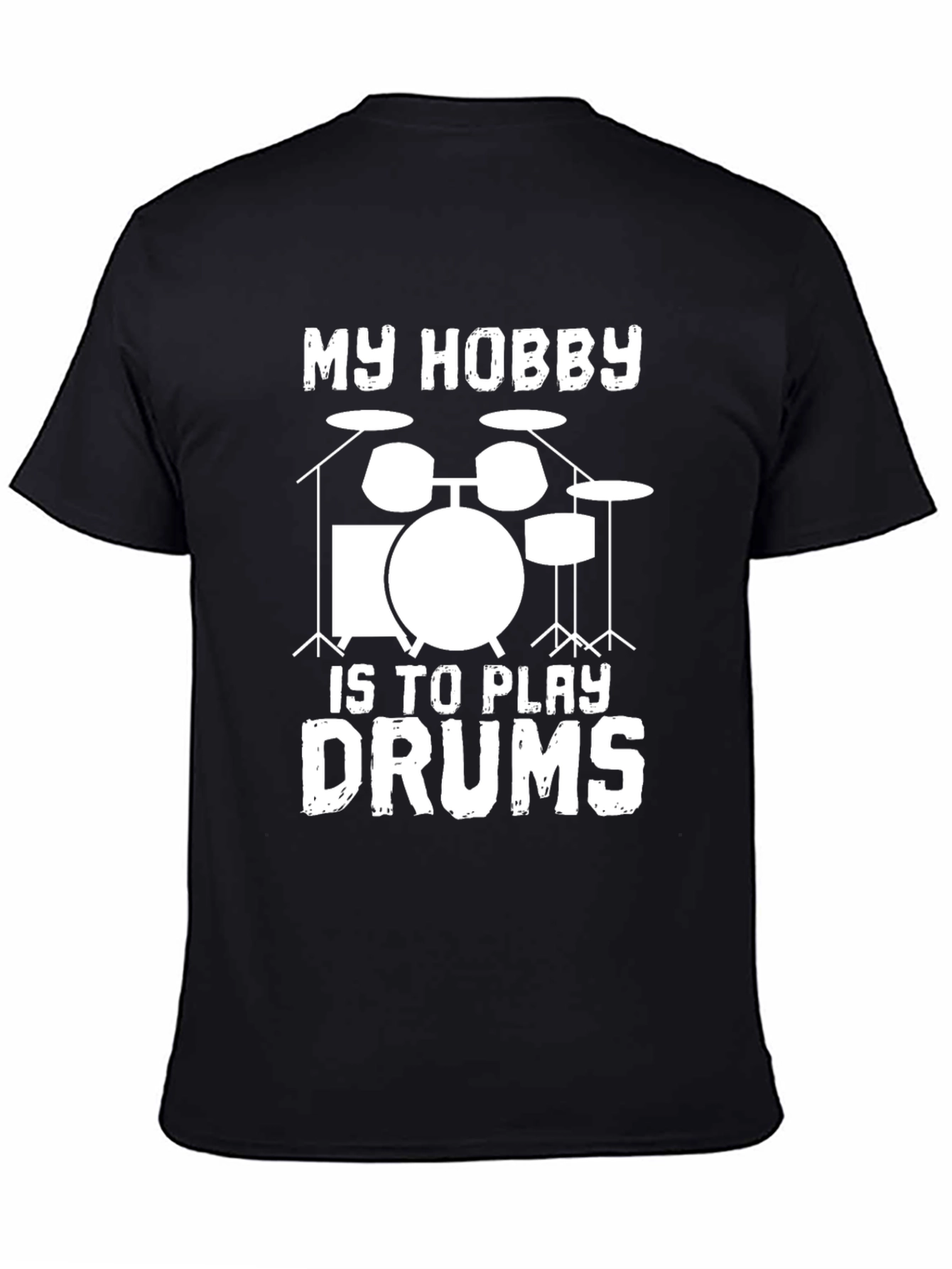 My Hobby is to Play Drums Graphic T-Shirt - 4