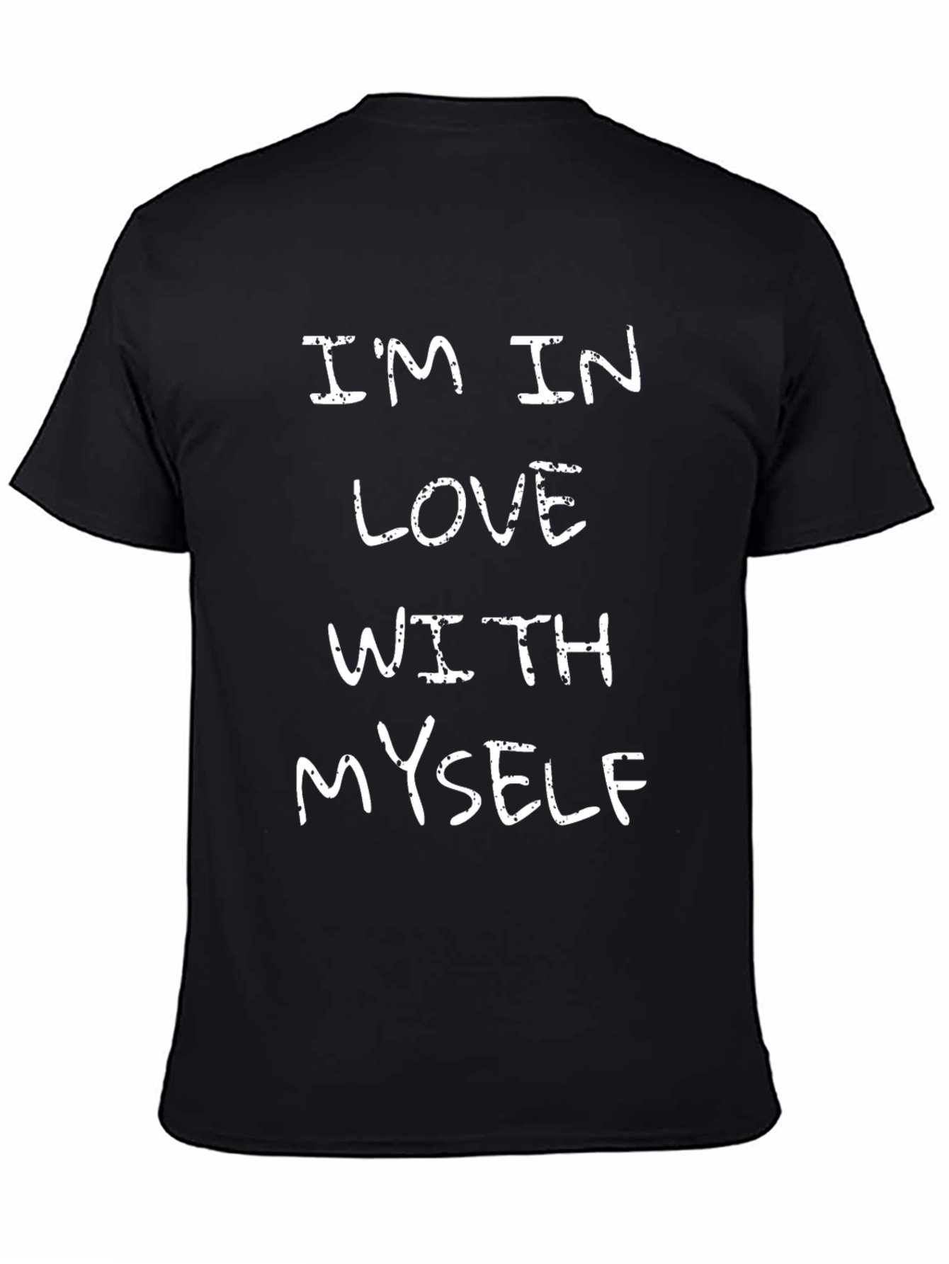Black I'm In Love With Myself T-Shirt - Black view 4
