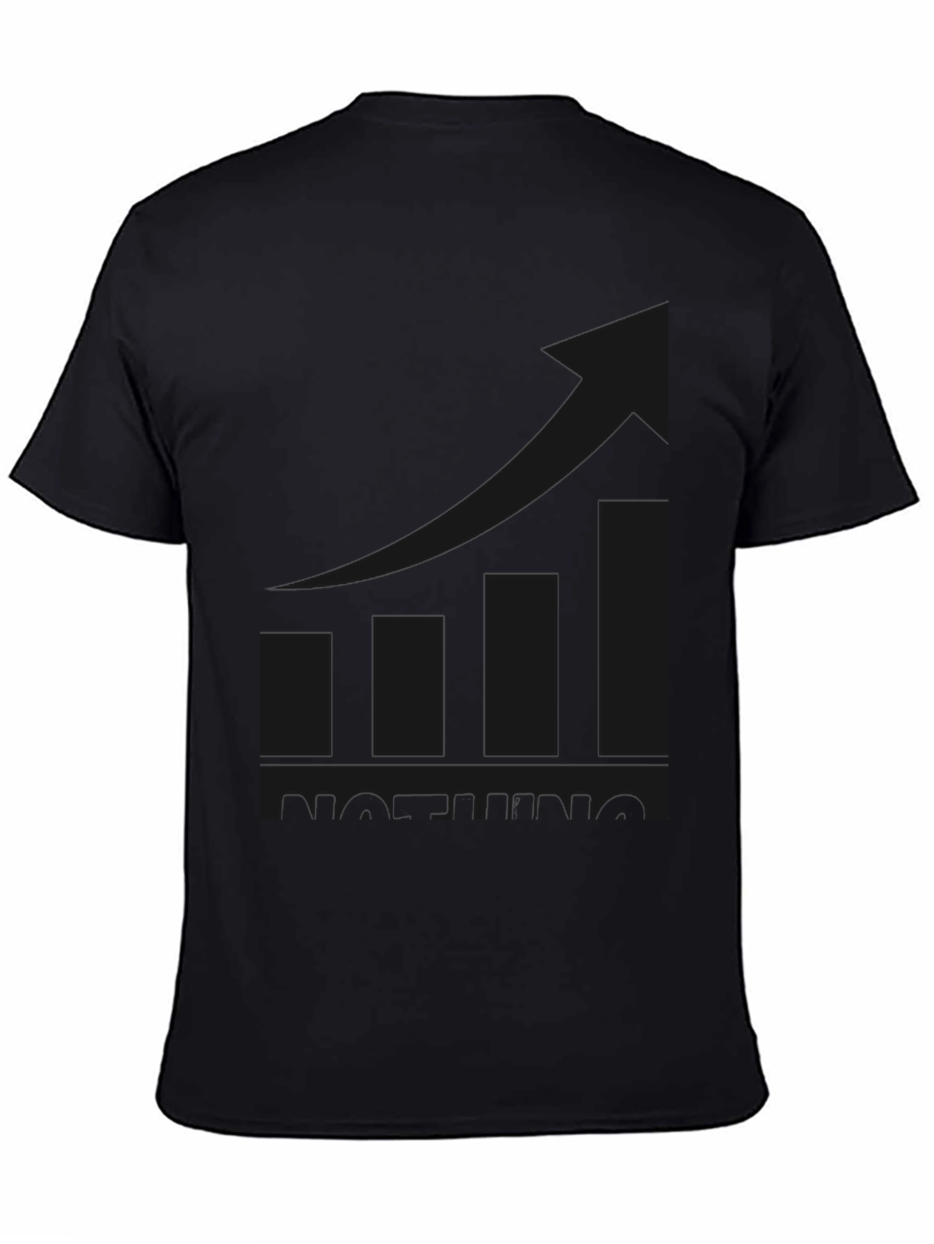 Black Men's Black 'STONKING' Graphic Tee - Trend Upward view 4