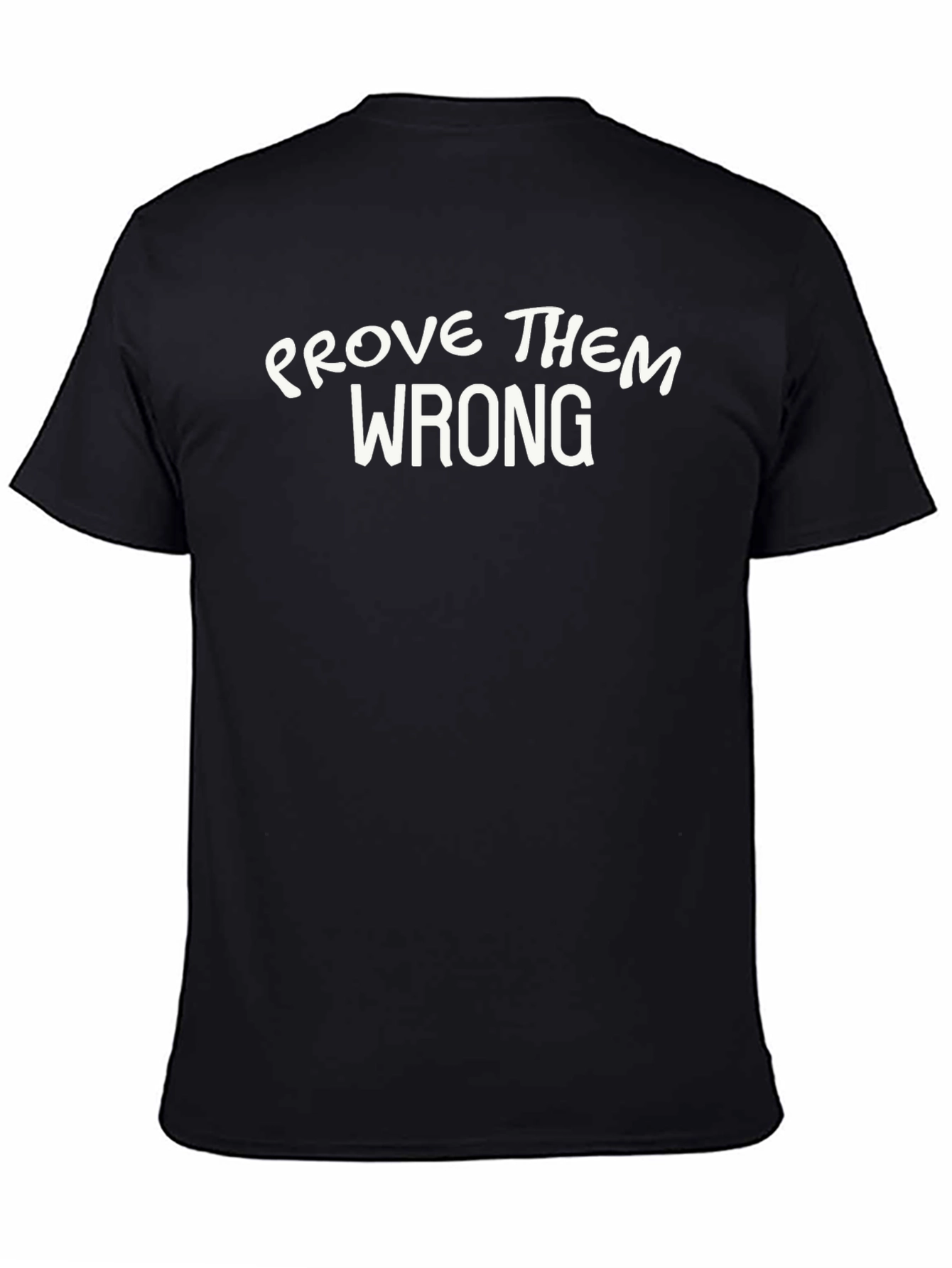 Black Prove Them Wrong Graphic Tee - Black view 4