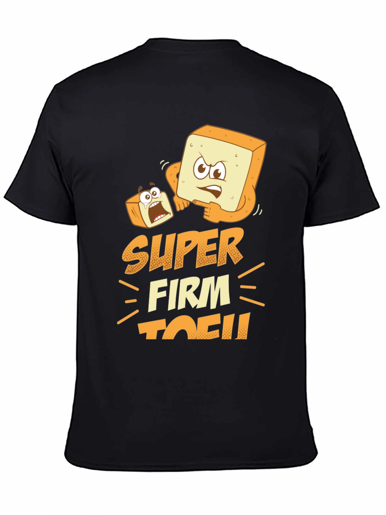Black Super Firm Tofu Graphic T-Shirt view 4