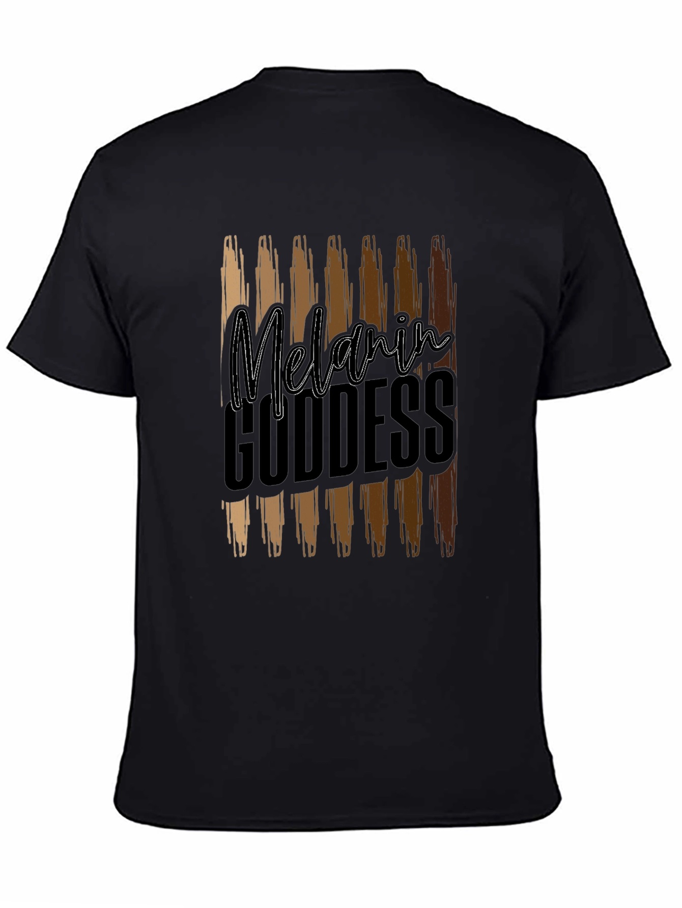 Black Melanin Goddess T-Shirt view 4