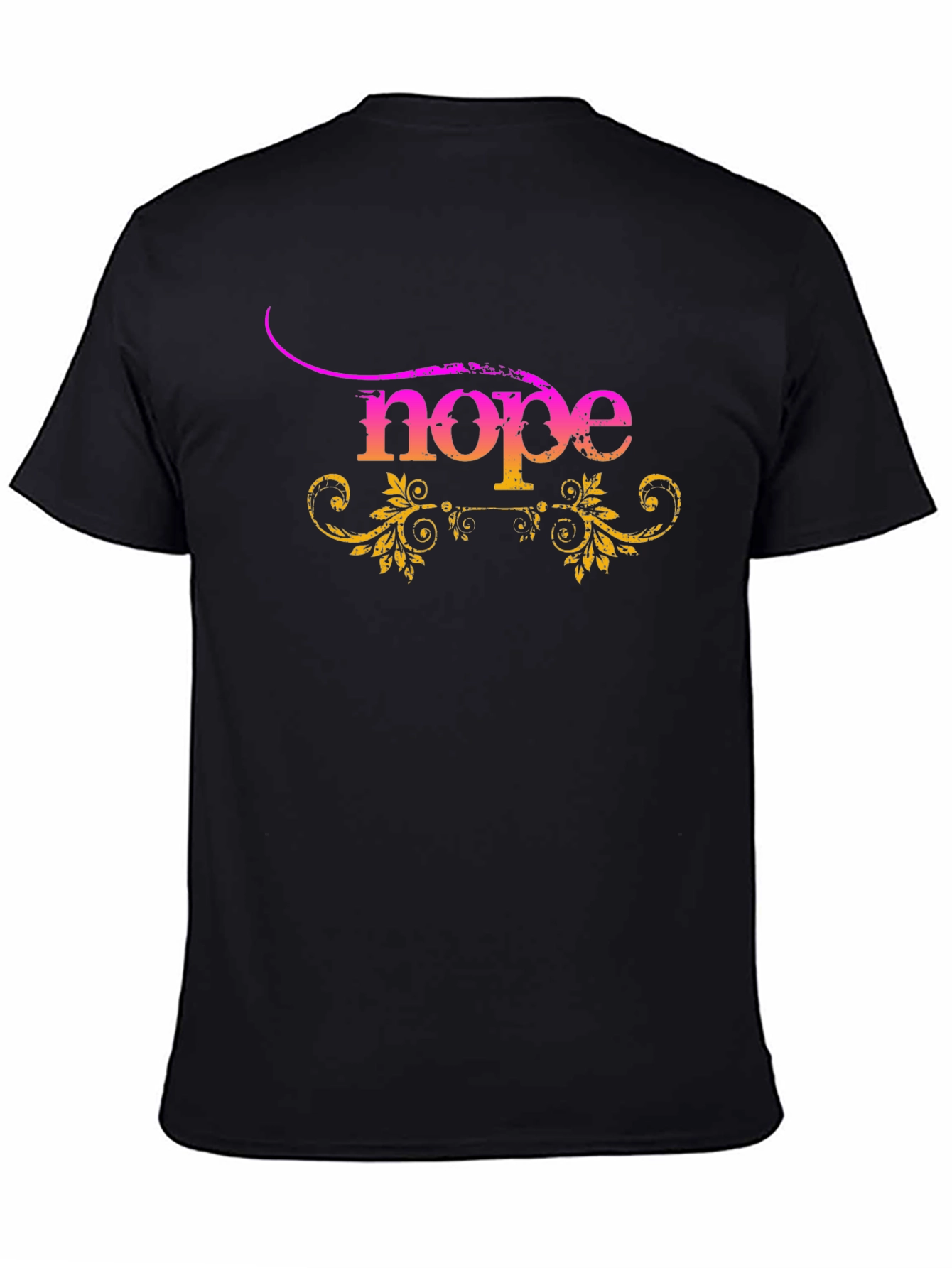 Black Nope Graphic T-Shirt - Stylish and Comfortable view 4