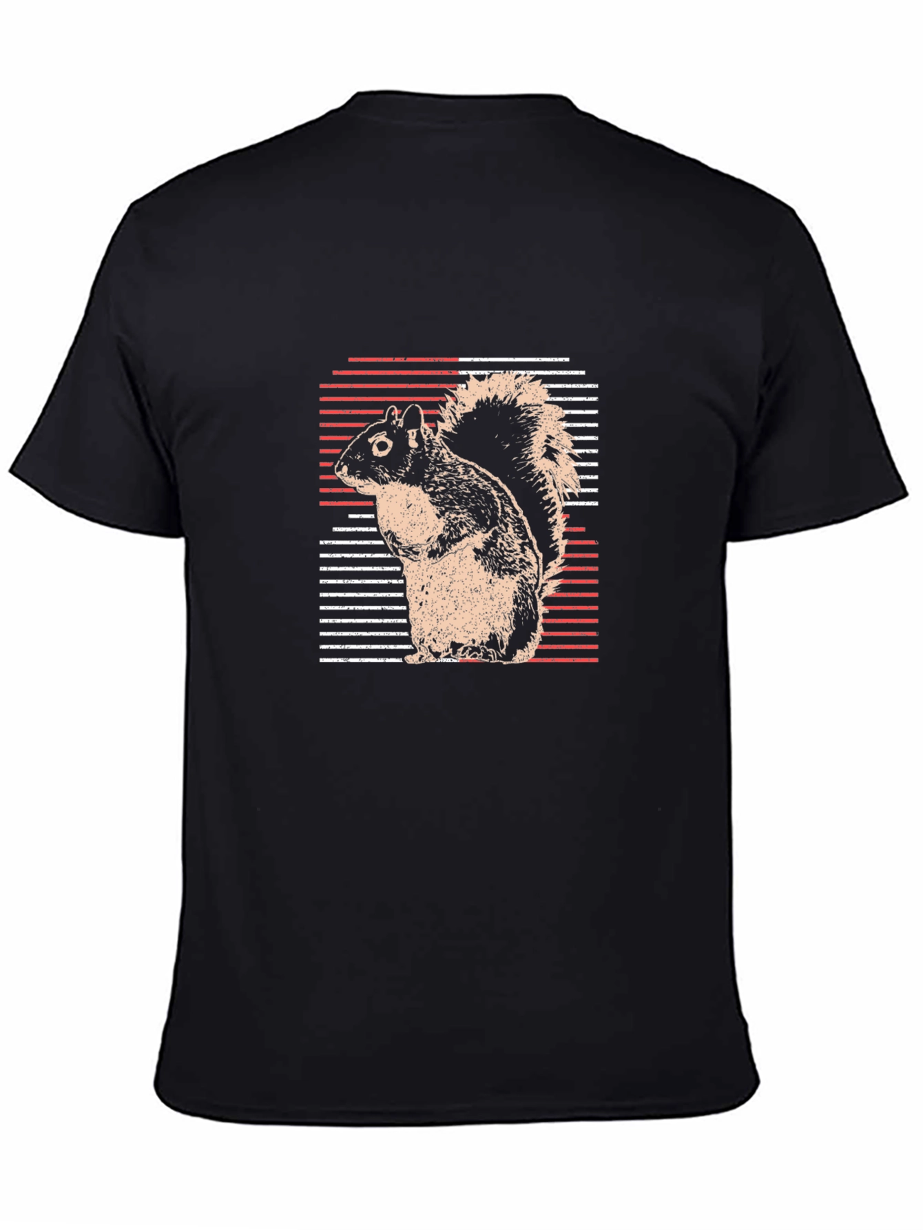Black Squirrel Graphic Tee - Black view 4