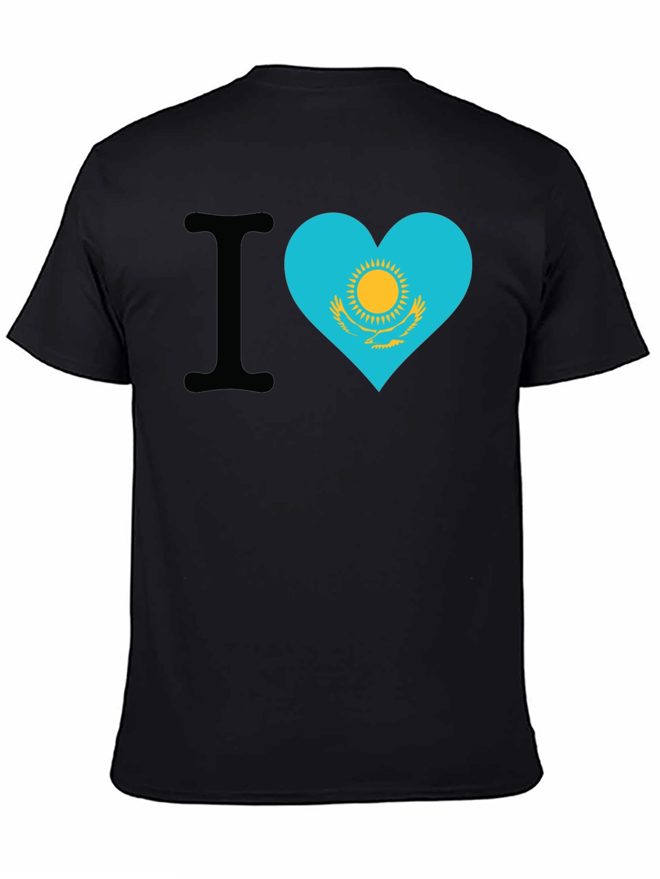 I Heart Kazakhstan Flag T-Shirt - 4