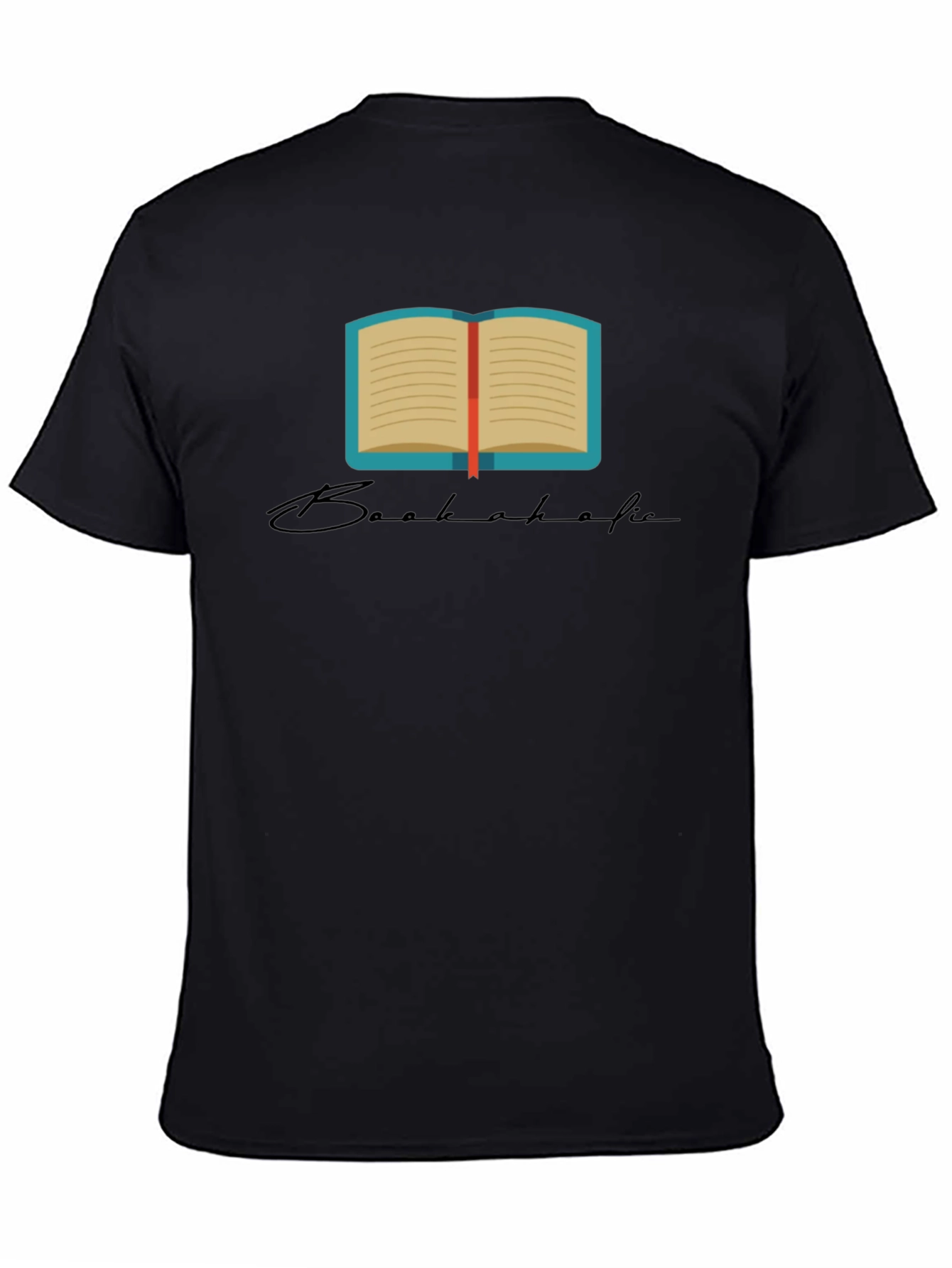 Black Bookaholic Black T-Shirt - Read On! view 4