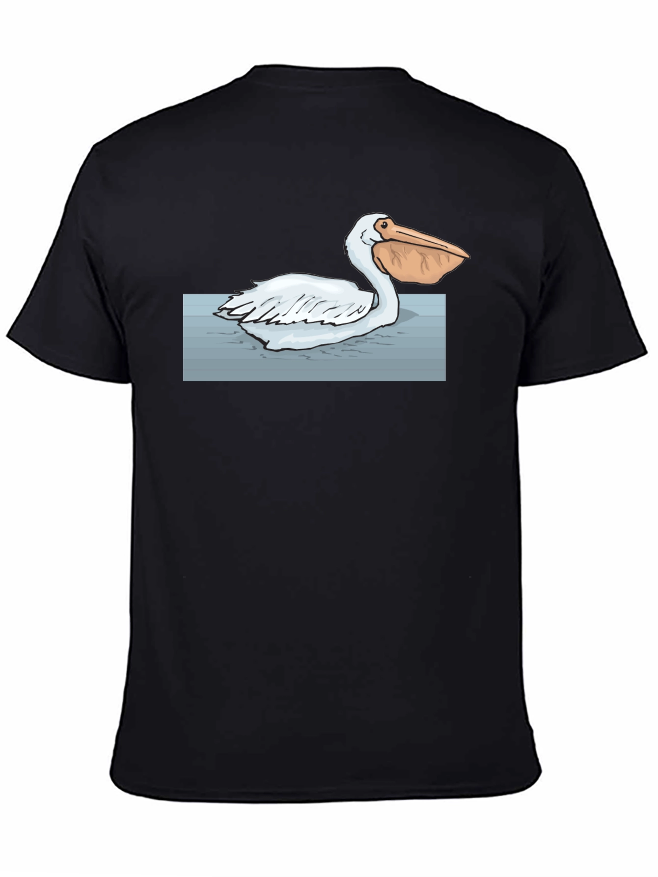 Black Pelican Graphic Tee - Men's Black T-Shirt view 4