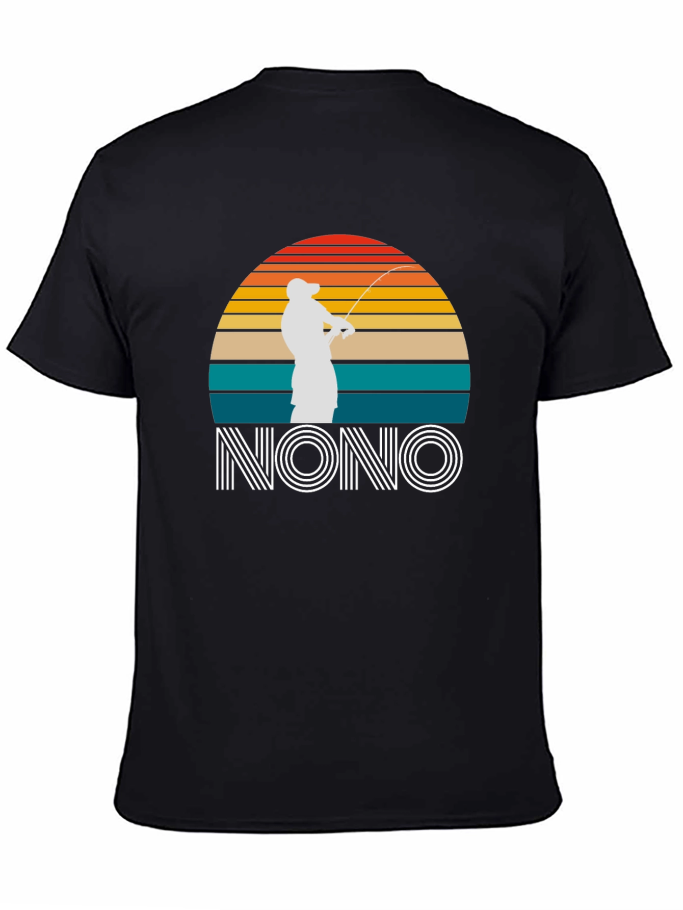 Retro Fishing T-Shirt - Nono Gift Idea - 4