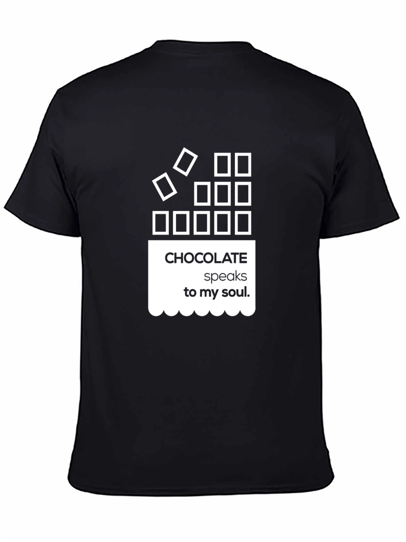 Black Chocolate Speaks To My Soul Black T-Shirt view 4