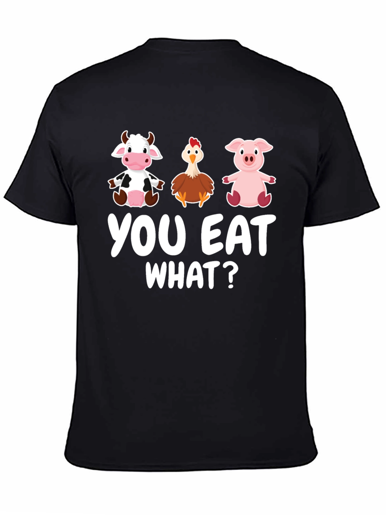 Black You Eat What? Graphic T-Shirt view 4