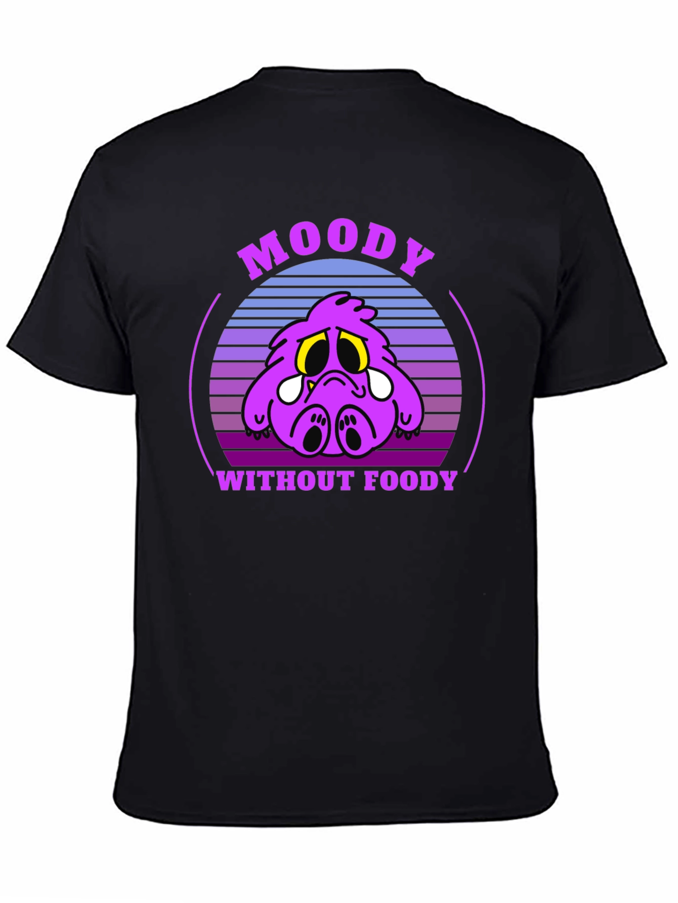 Black Moody Without Foody Graphic Tee view 4