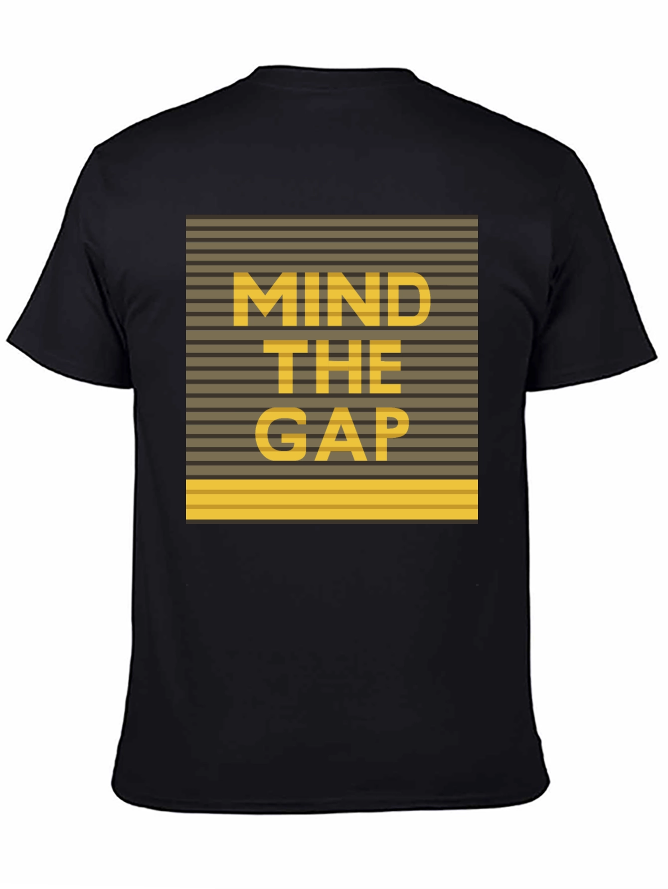 Black Mind The Gap Graphic Tee - Black view 4
