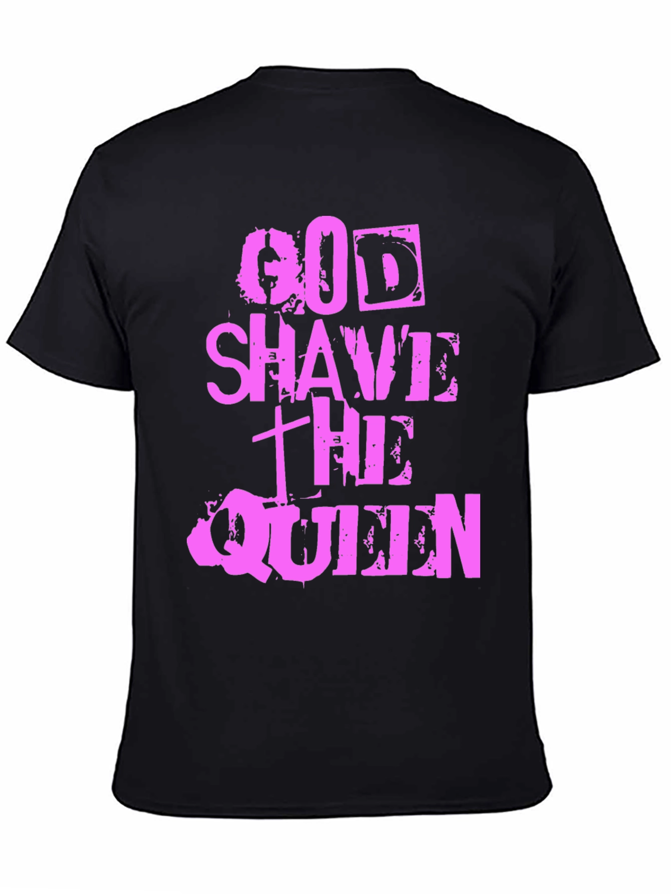 Black God Shave the Queen Graphic Tee view 4