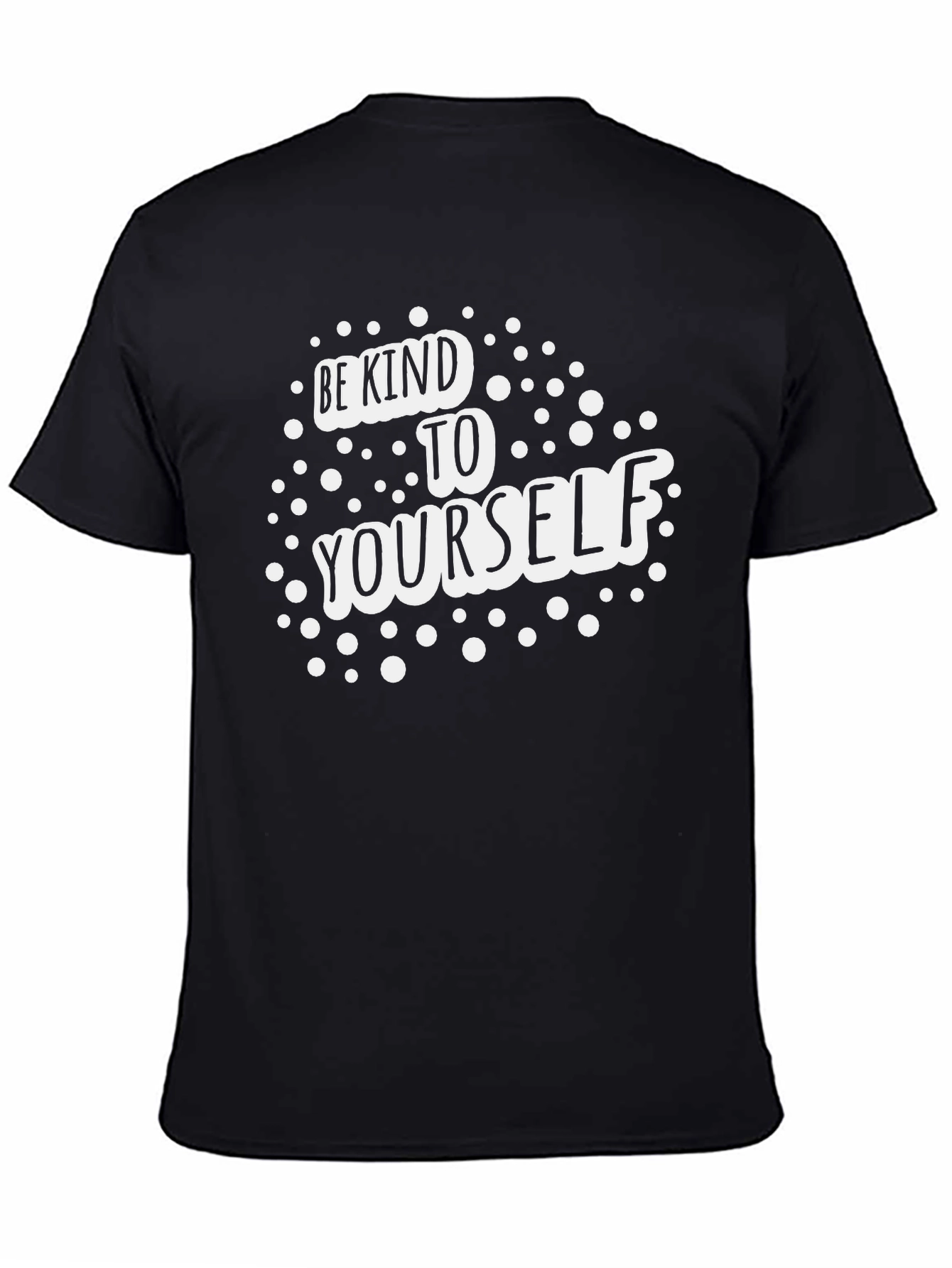 Black Be Kind to Yourself Black T-Shirt view 4