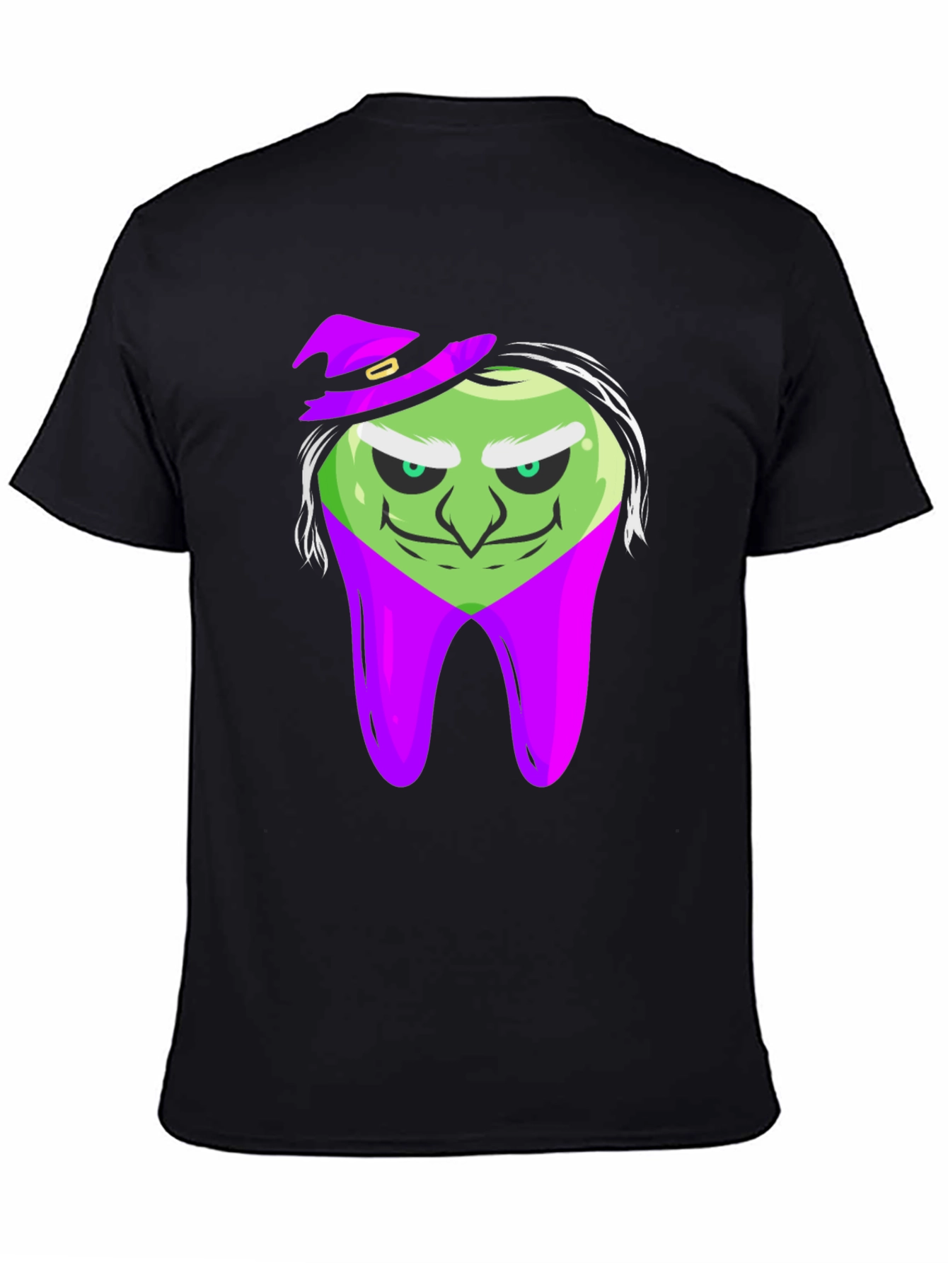 Black Witch Tooth Black T-Shirt view 4