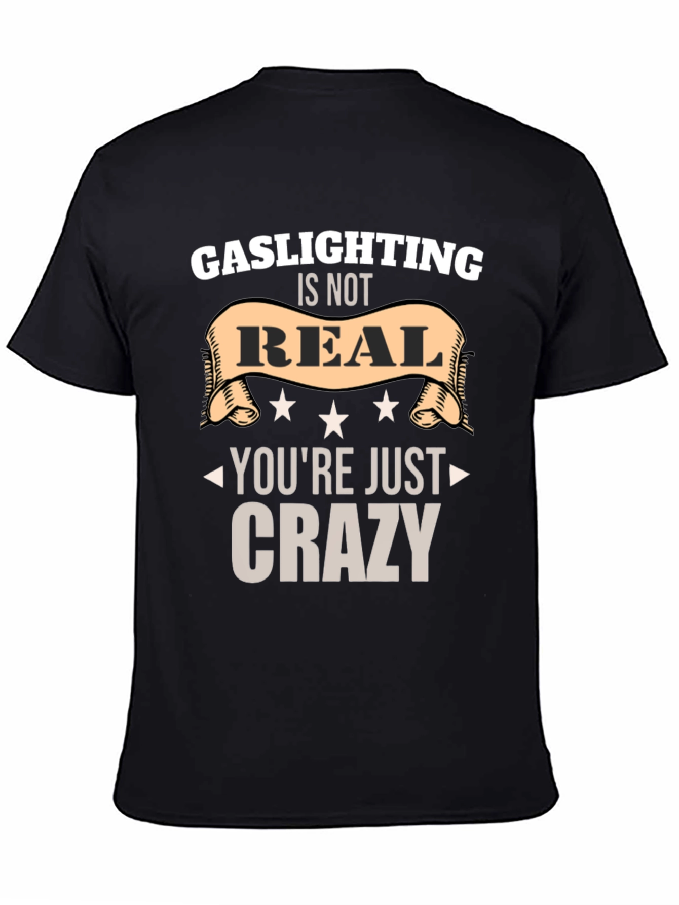 Black Gaslighting Is Not Real Graphic Tee view 4