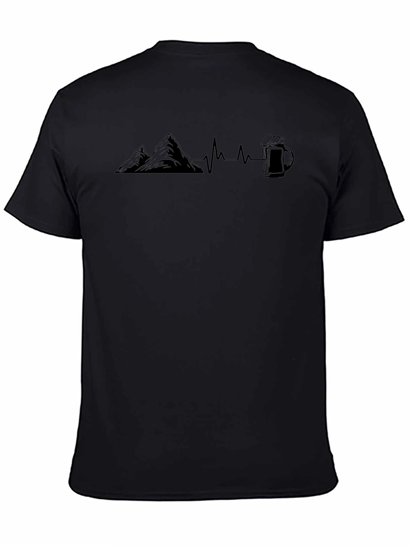 Black Mountain Beer Heartbeat T-Shirt view 4