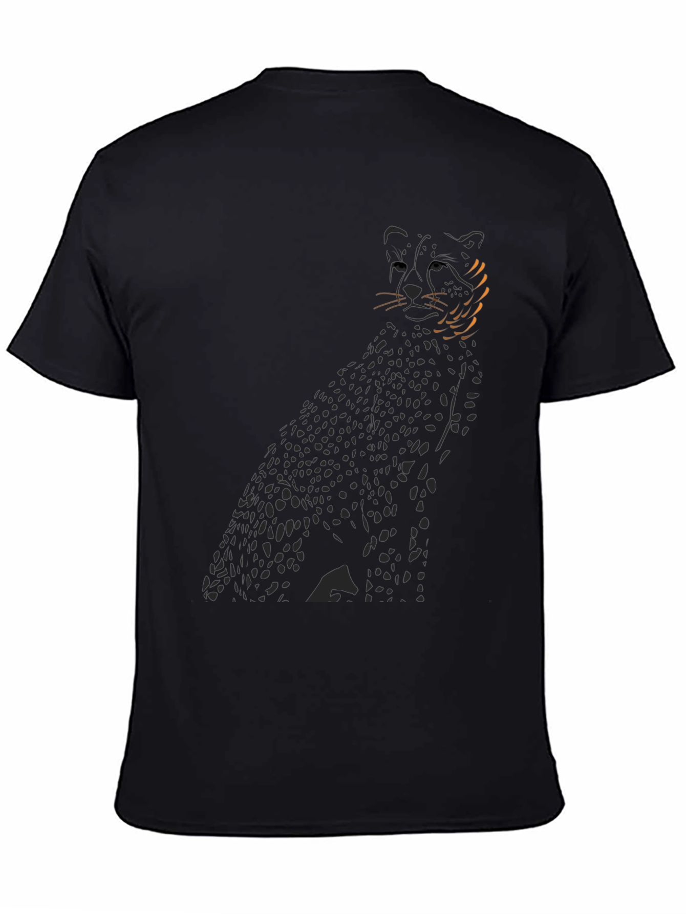 Black Black Panther Graphic Tee - Soft Cotton view 4