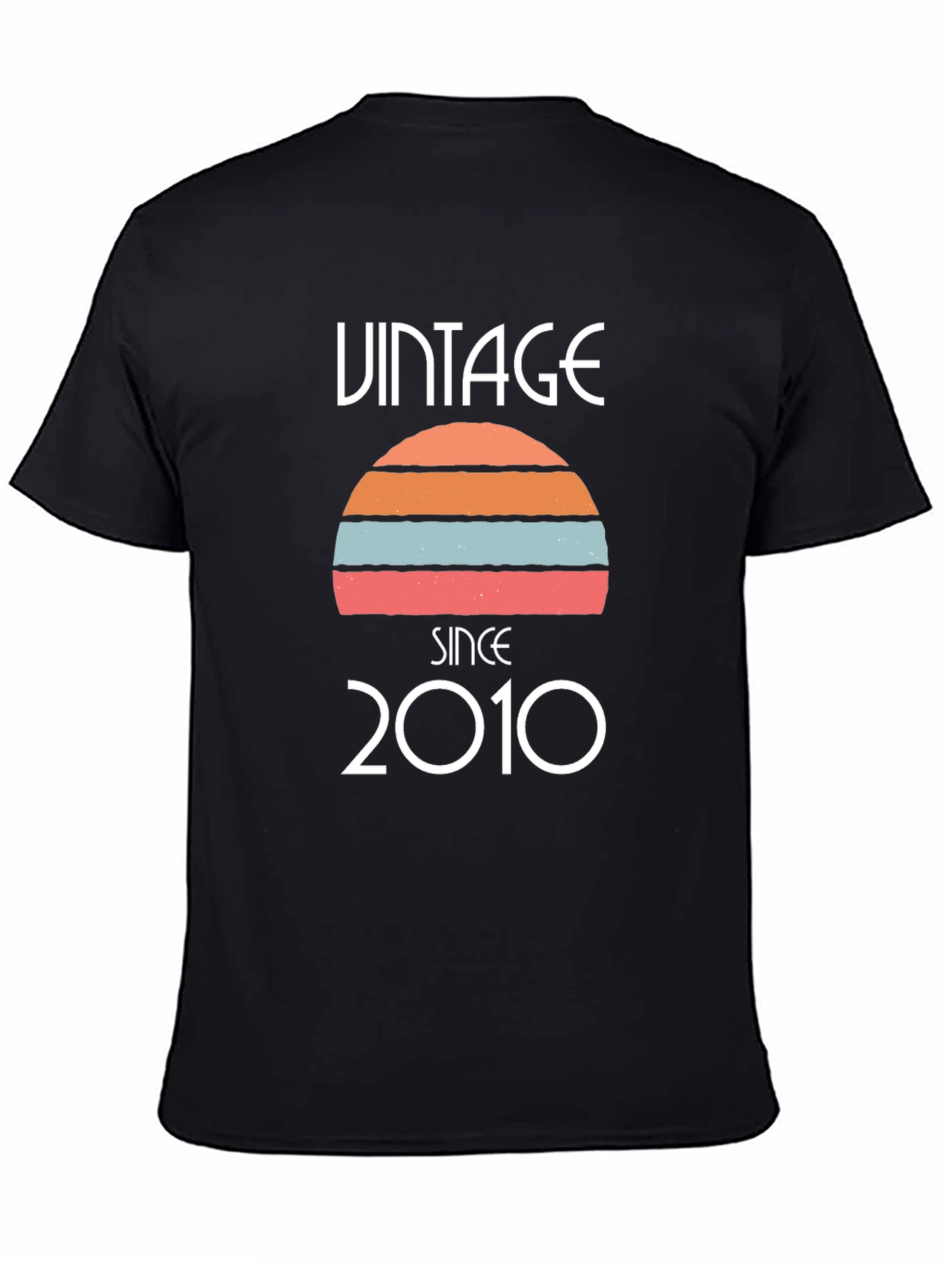 Black Vintage Since 2010 Graphic Tee view 4