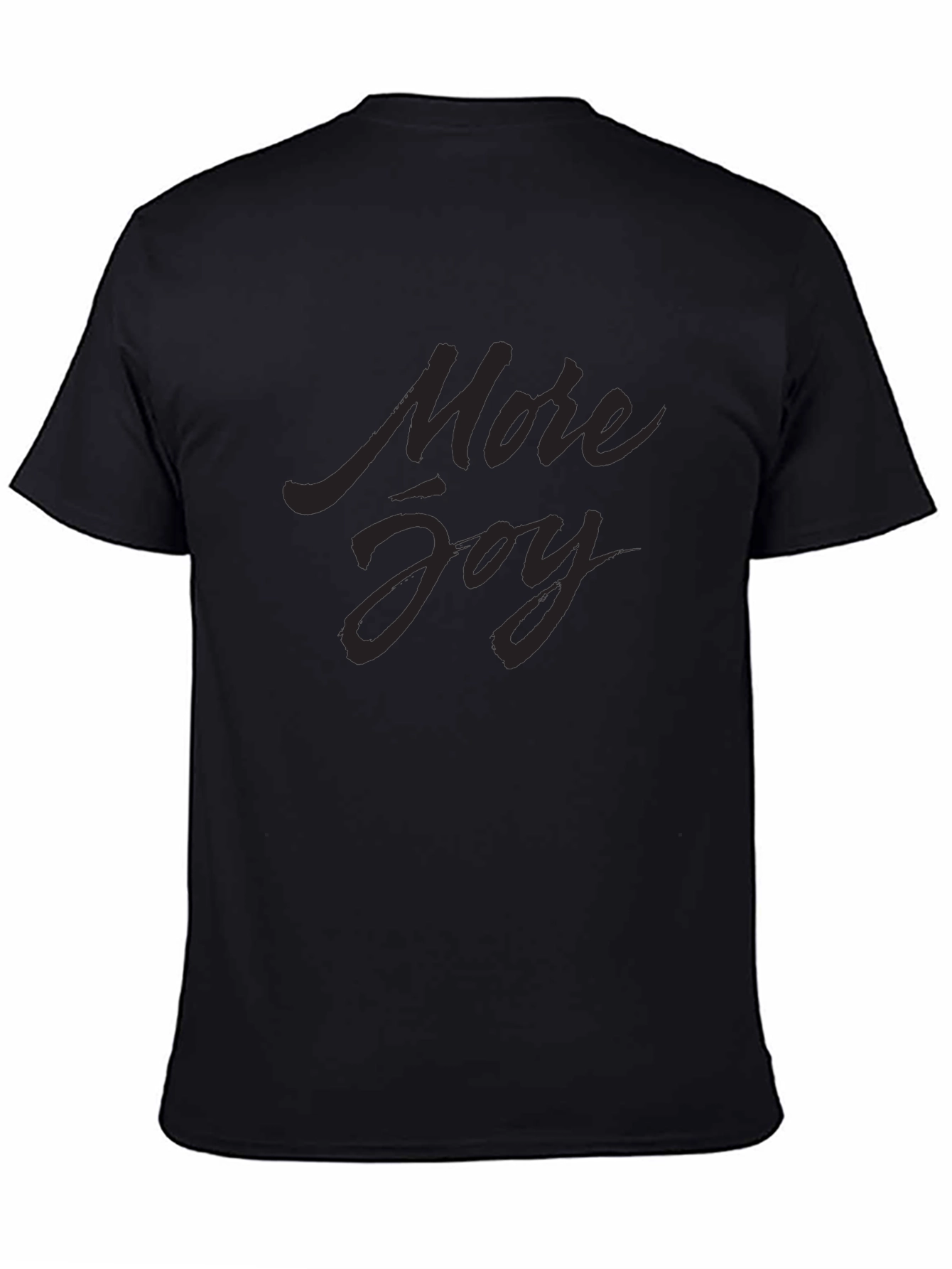 Black More Joy Black Graphic Tee - Casual Comfort view 4