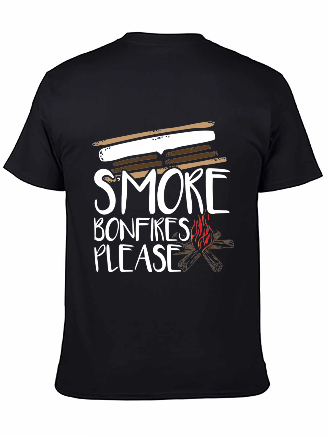 S'more Bonfires Please Graphic T-Shirt - 4