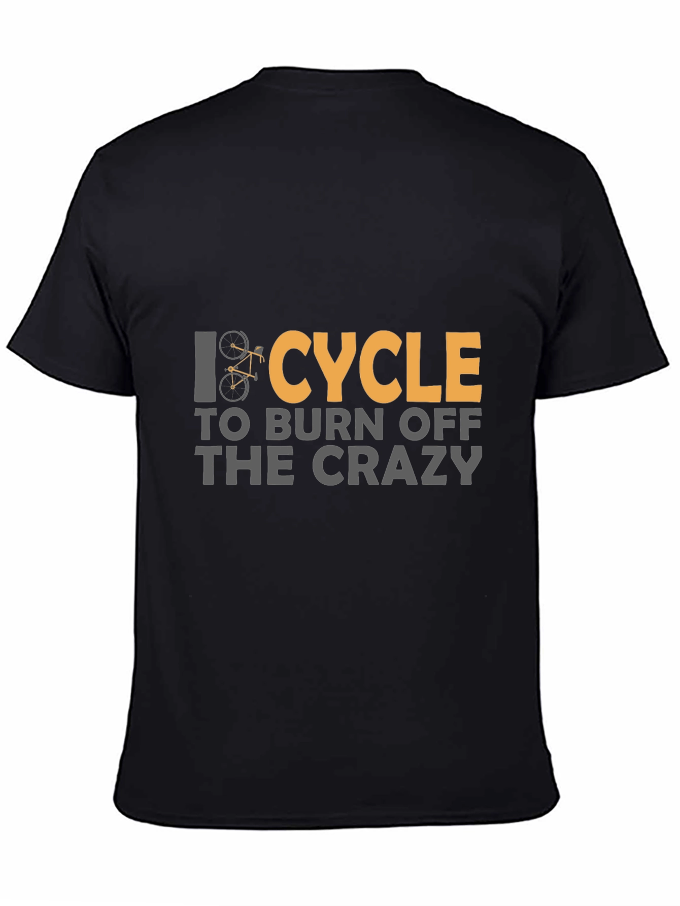 Black Cycle to Burn Off Crazy Tee view 4