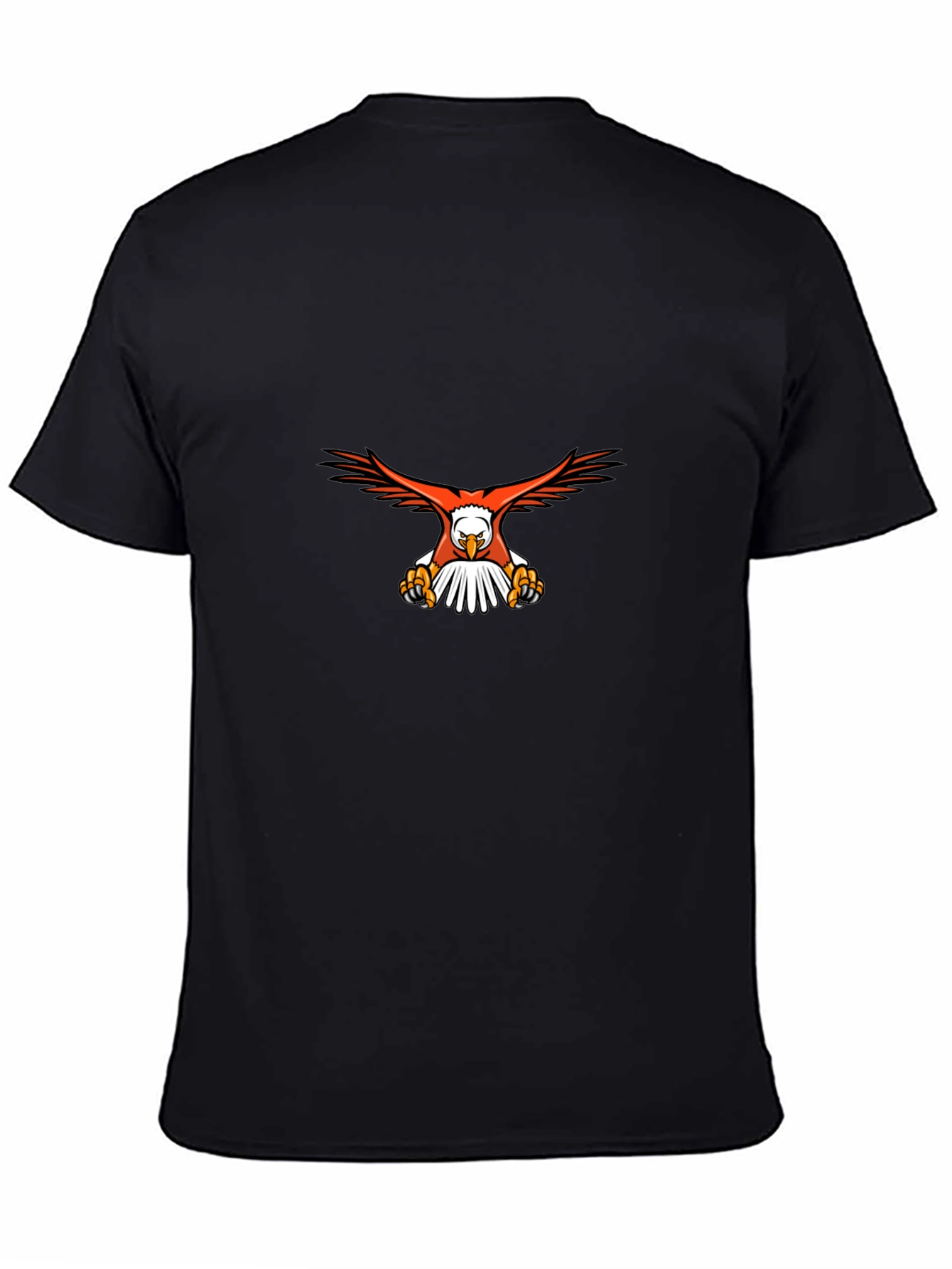 Black Eagle Graphic Black T-Shirt view 4