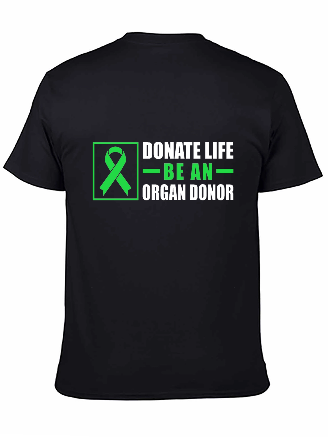 Donate Life Organ Donor T-Shirt - Black - 4