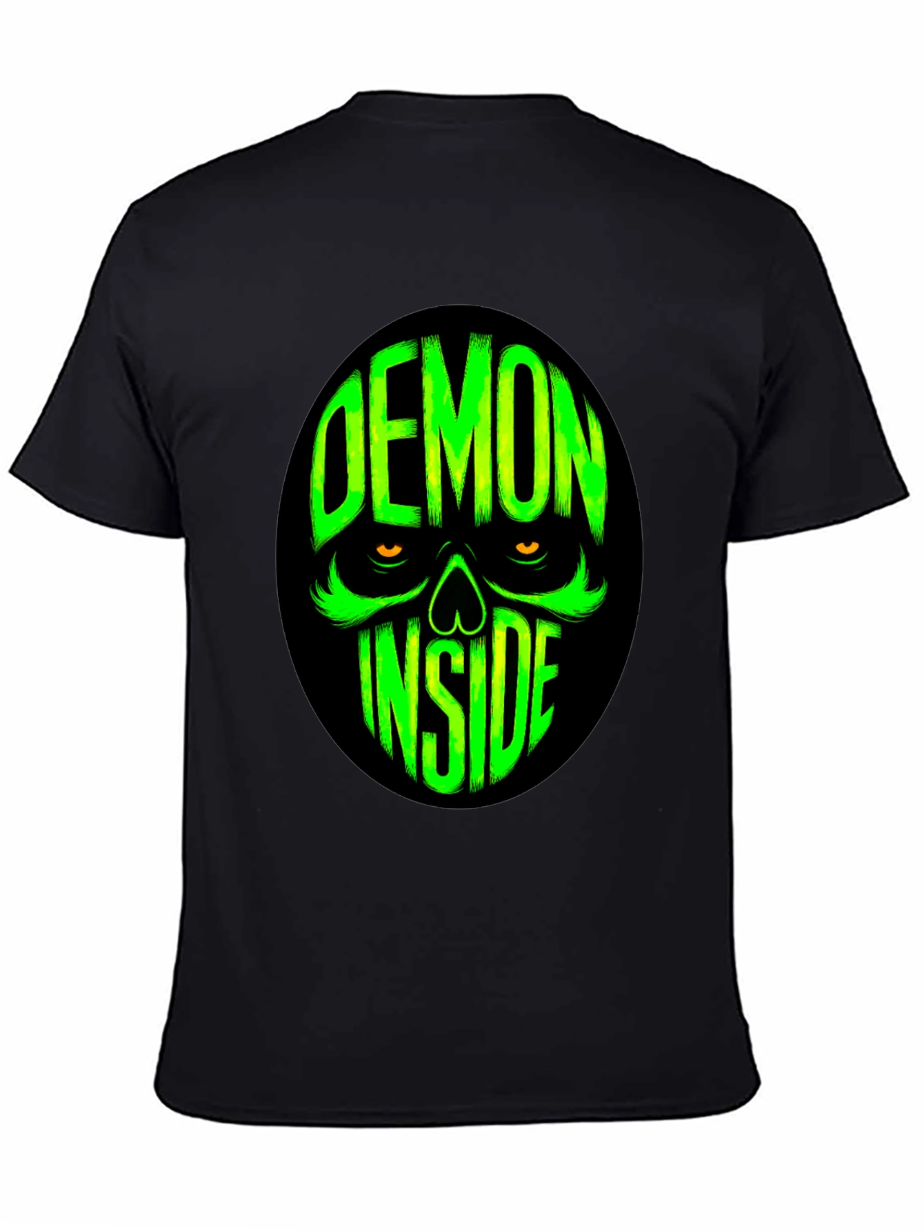 Black Demon Inside Graphic Tee - Black view 4