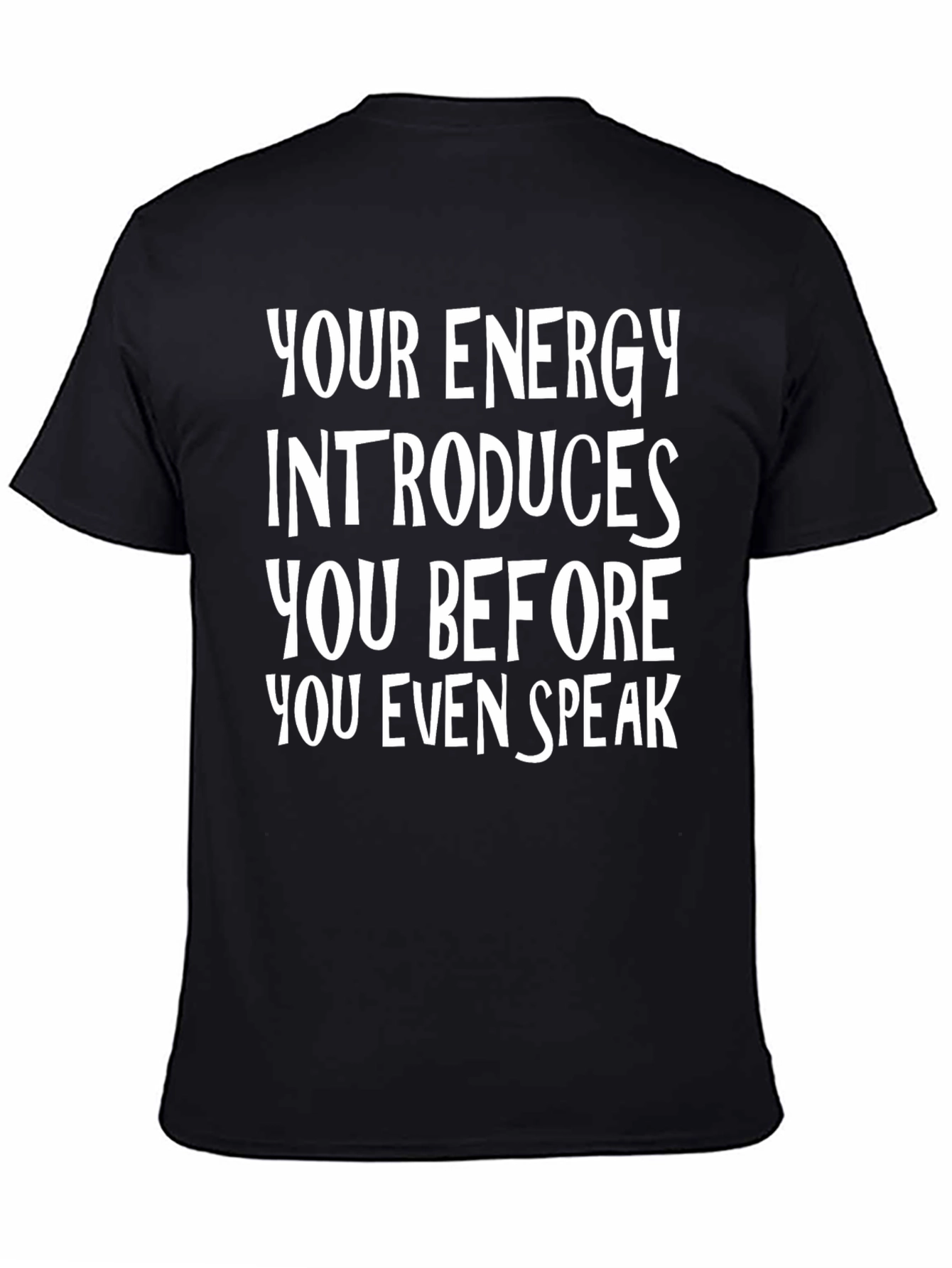 Black Energy Introduces Tee - Black T-Shirt view 4