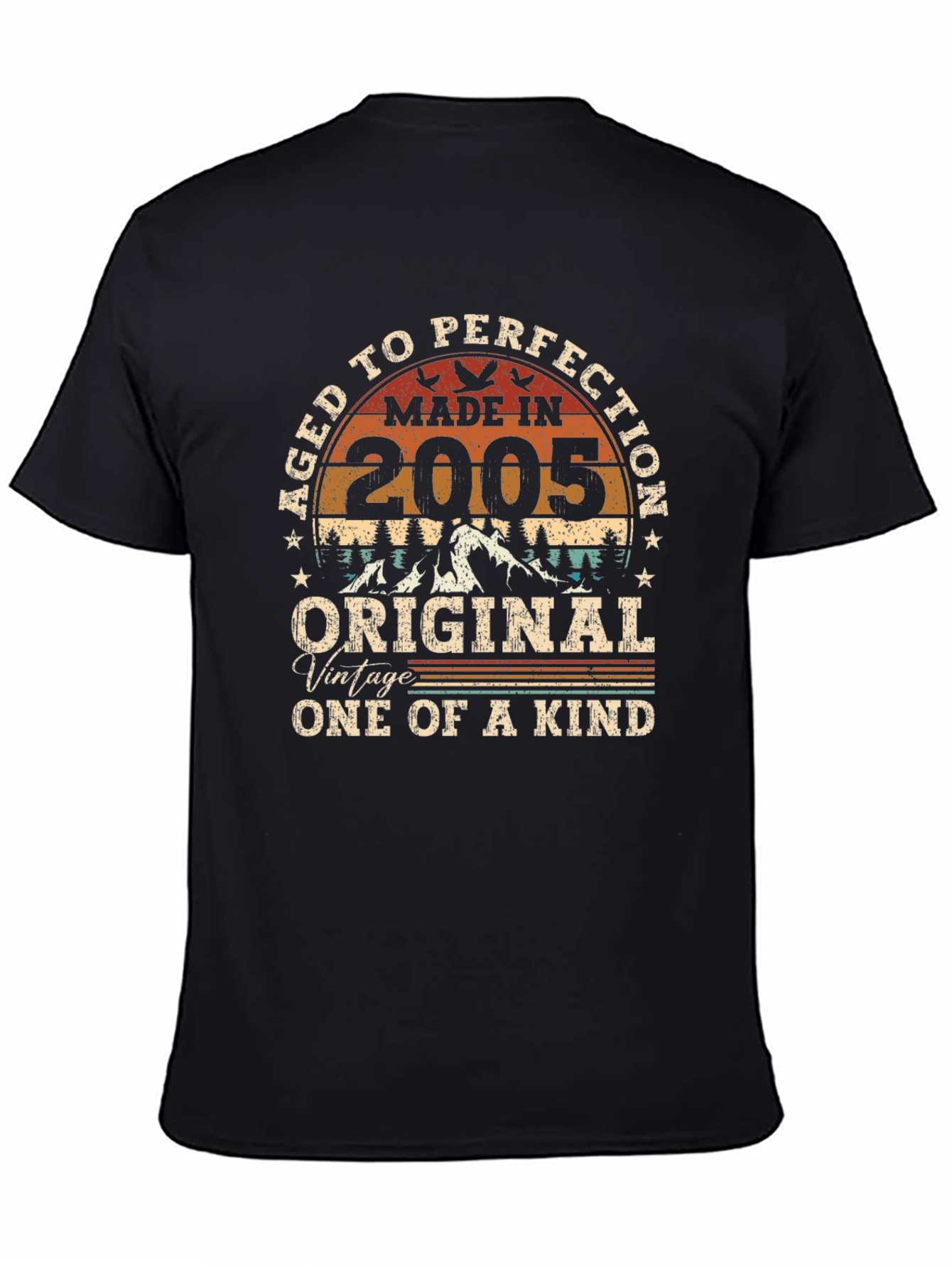 Black Aged to Perfection - Made in 2005 T-Shirt view 4