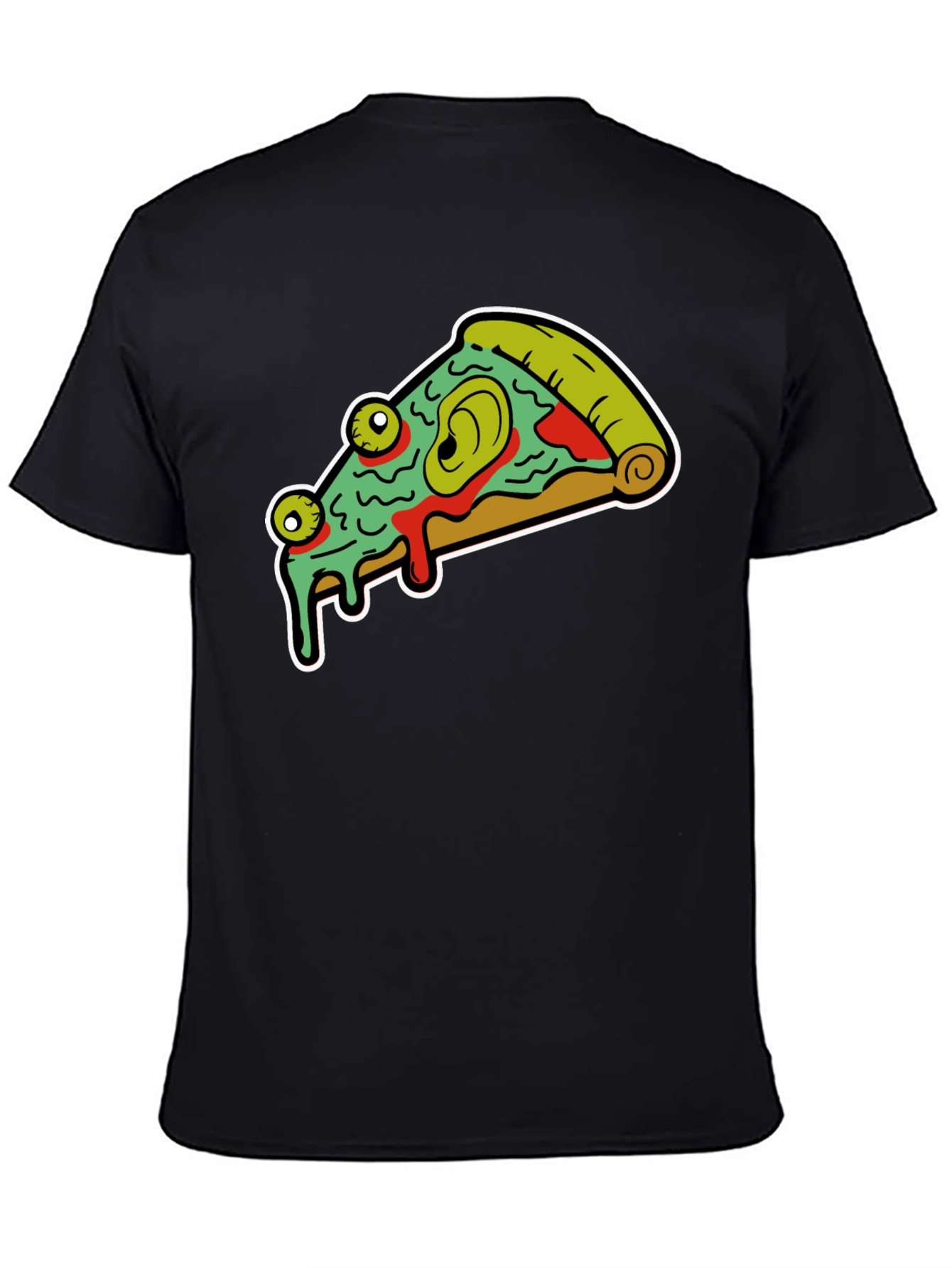 Pizza Monster Graphic Tee - Black - 4