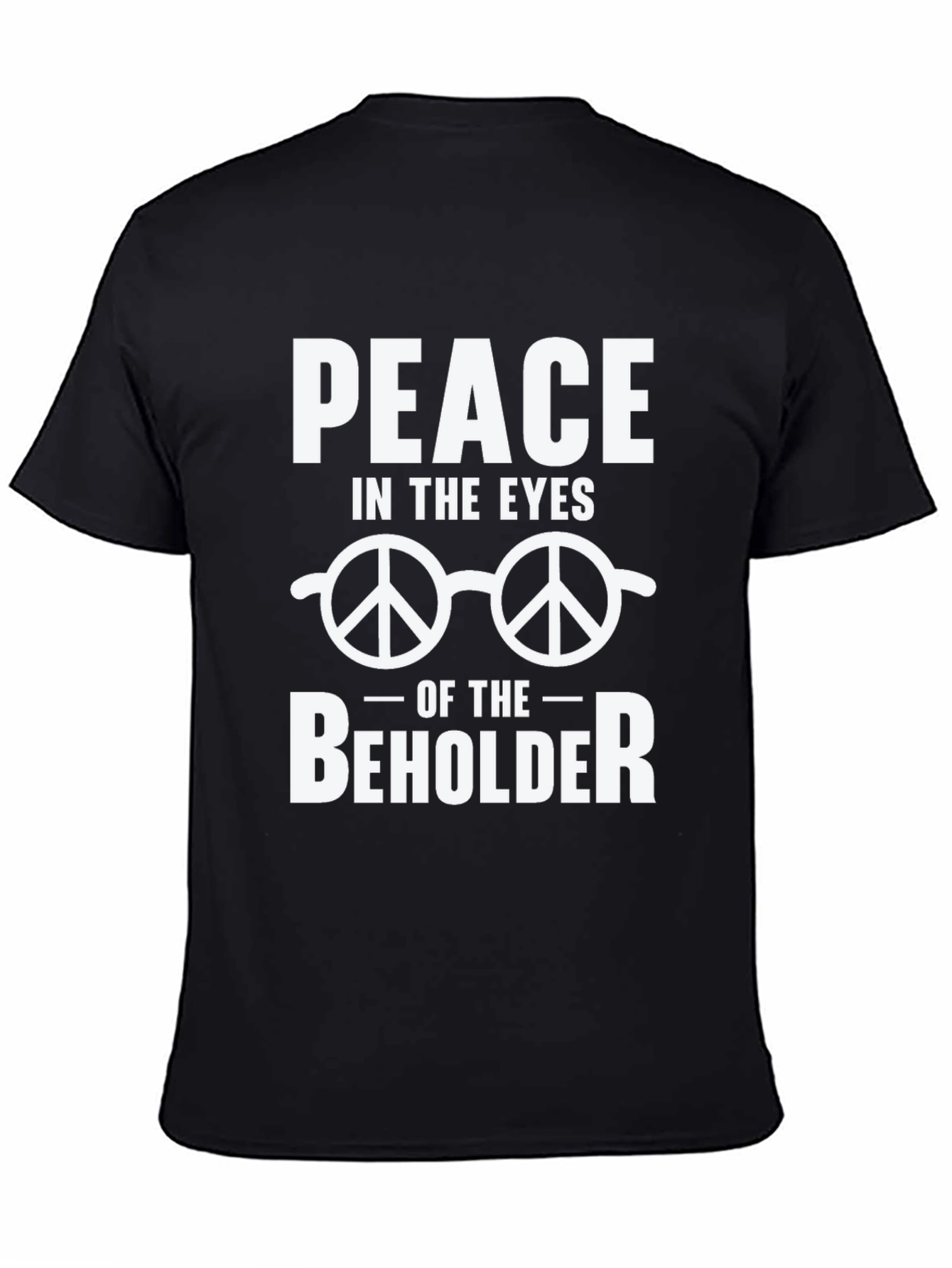 Black Peace in the Eyes T-Shirt view 4