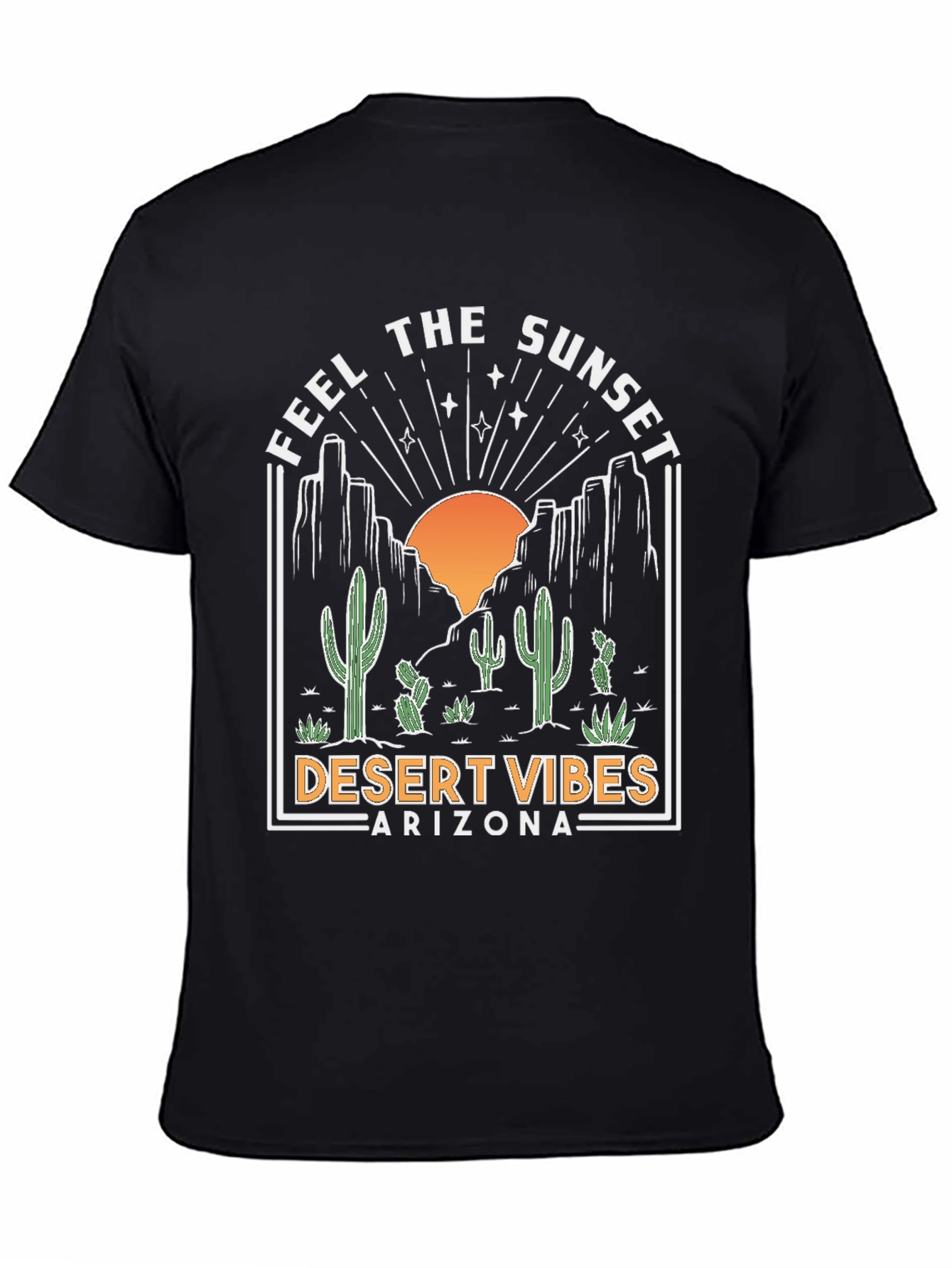 Black Desert Vibes Arizona Graphic Tee view 4