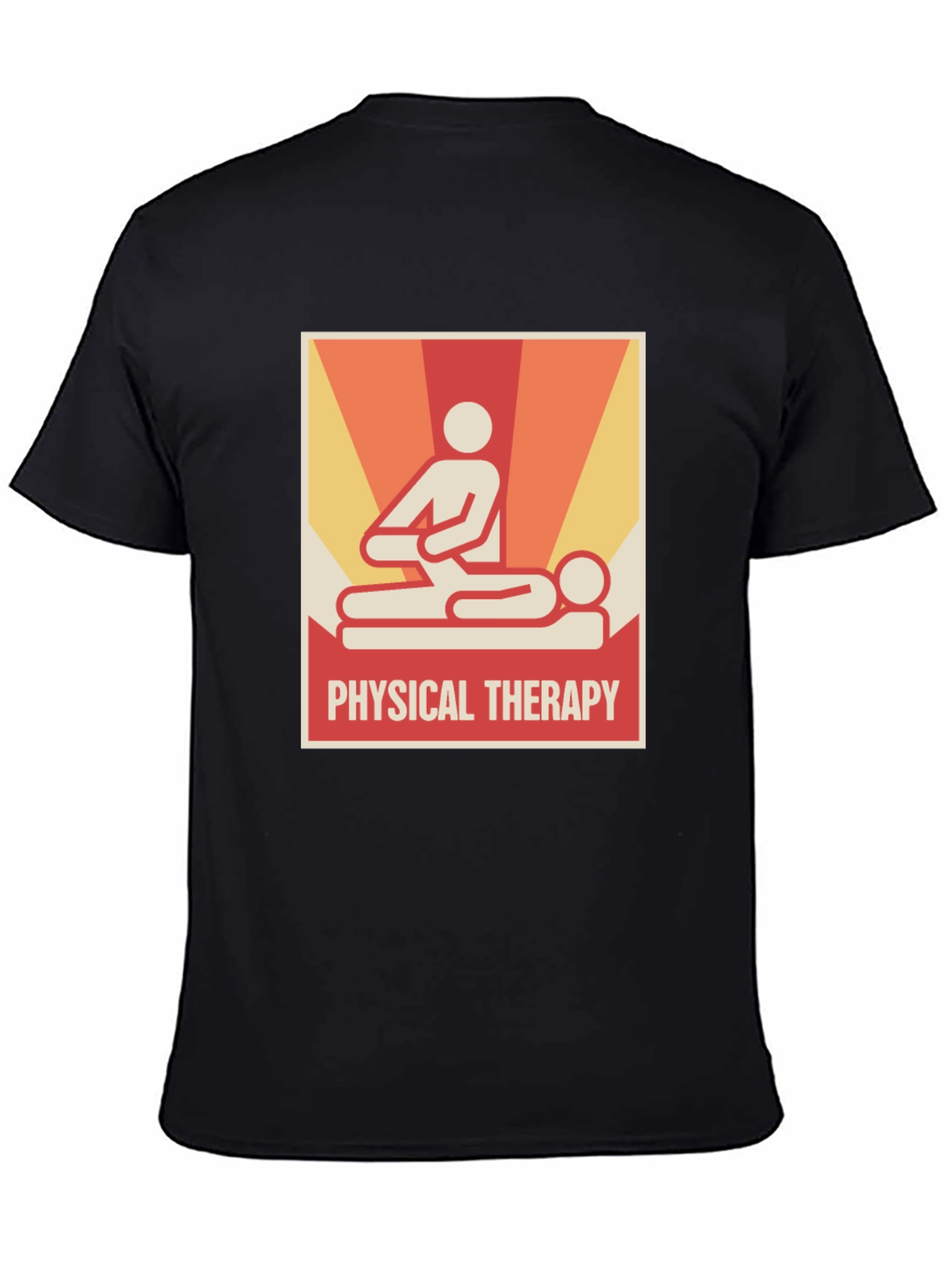 Black Physical Therapy Graphic Tee - Unisex view 4