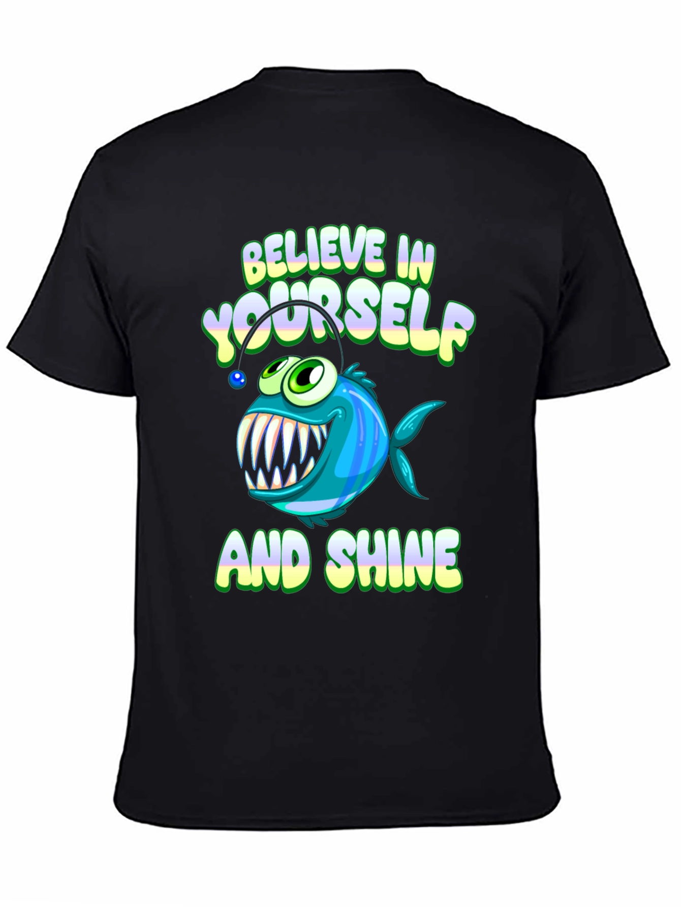 Black Believe in Yourself T-Shirt view 4
