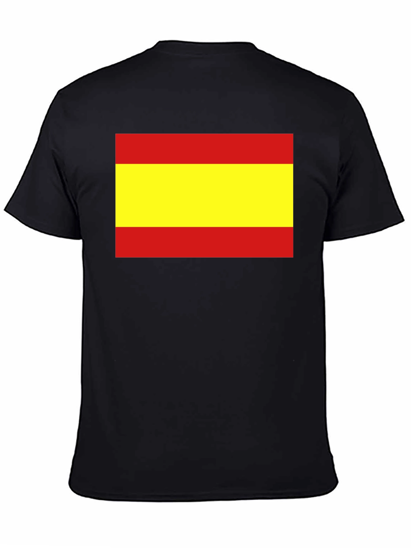 Black Spain Flag T-Shirt - Show Your Support! view 4