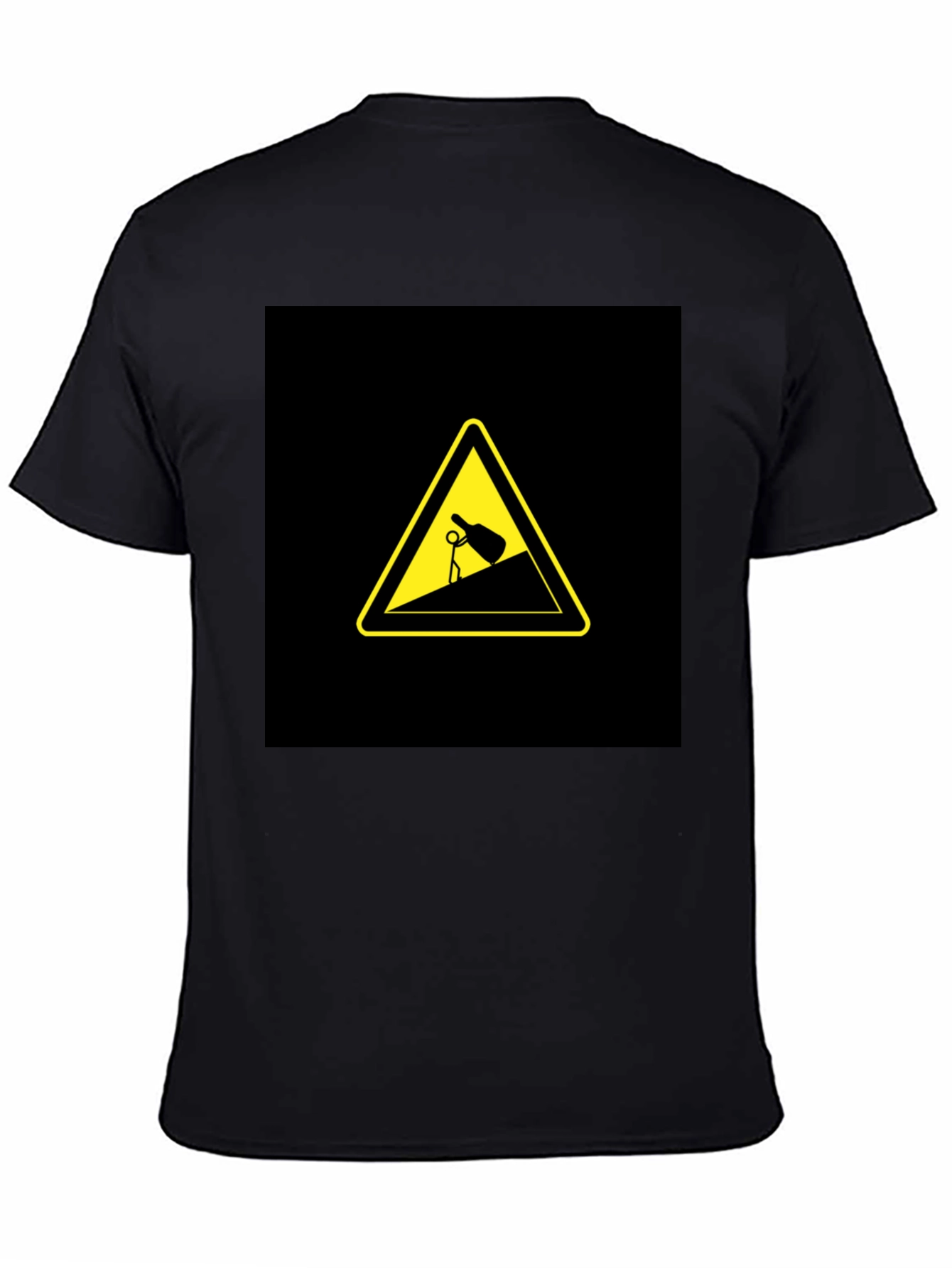 Black Warning: Heavy Drinker T-Shirt - Funny Graphic Tee view 4