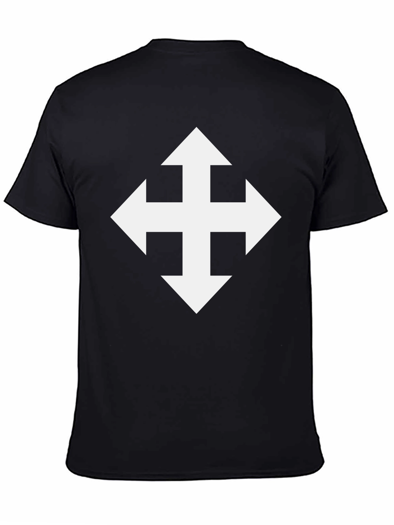 Black Arrow Directions Graphic Tee - Black view 4
