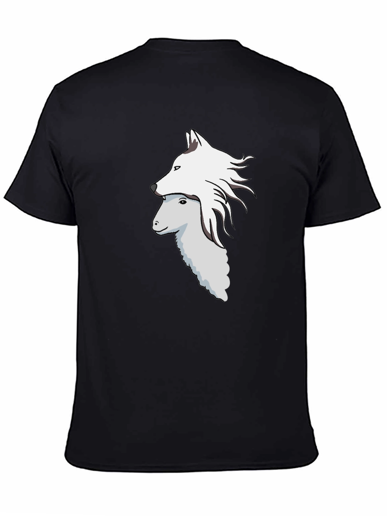 Black Wolf in Sheep's Clothing Graphic Tee view 4