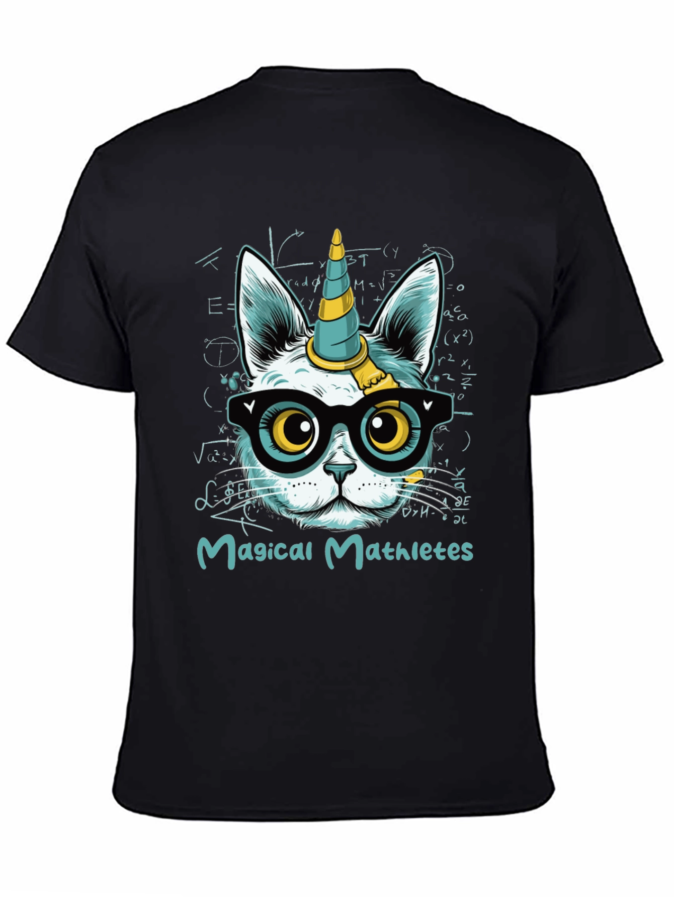 Black Magical Mathletes T-Shirt view 4