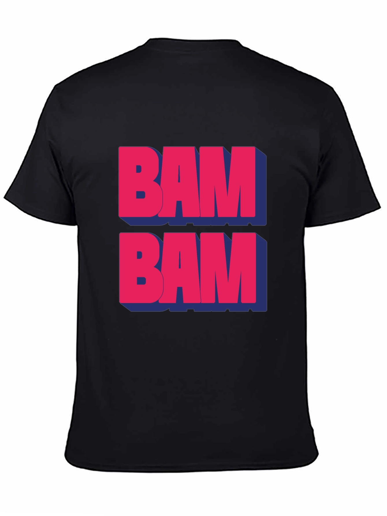 Black BAM BAM Graphic T-Shirt - Bold & Stylish view 4