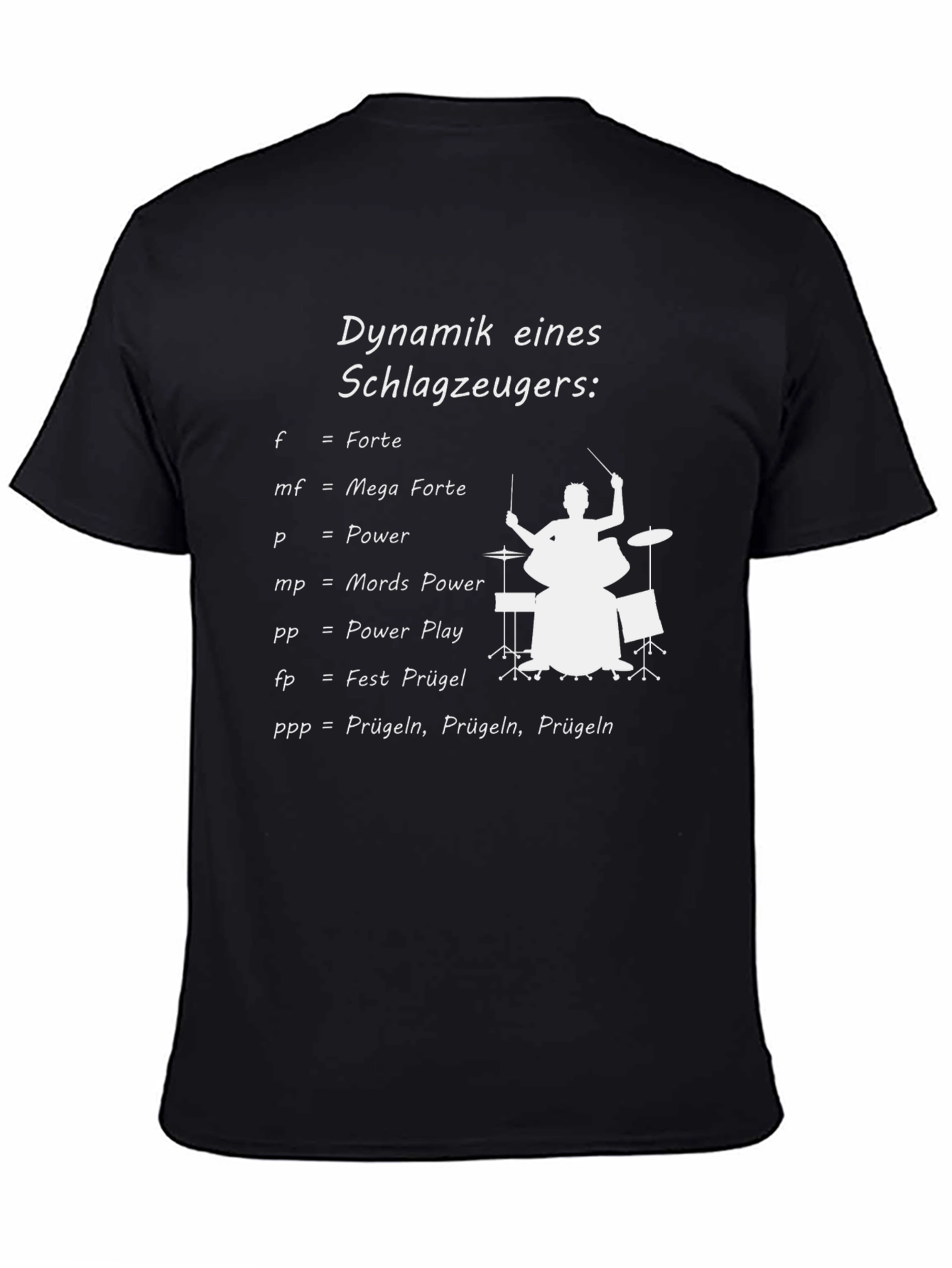 Black Drummer Dynamics Black T-Shirt view 4
