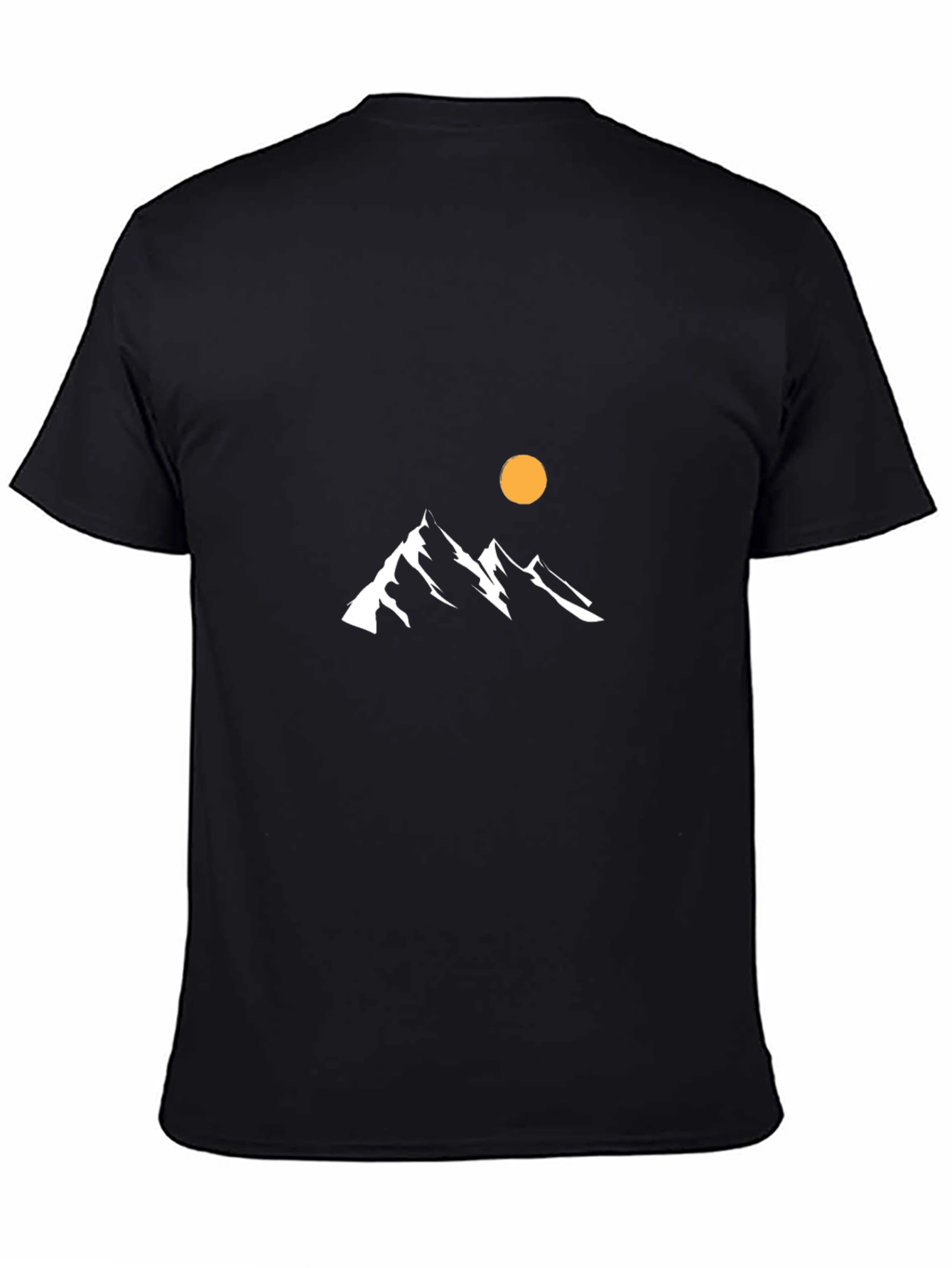 Black Mountain Peak Graphic Tee - Black view 4