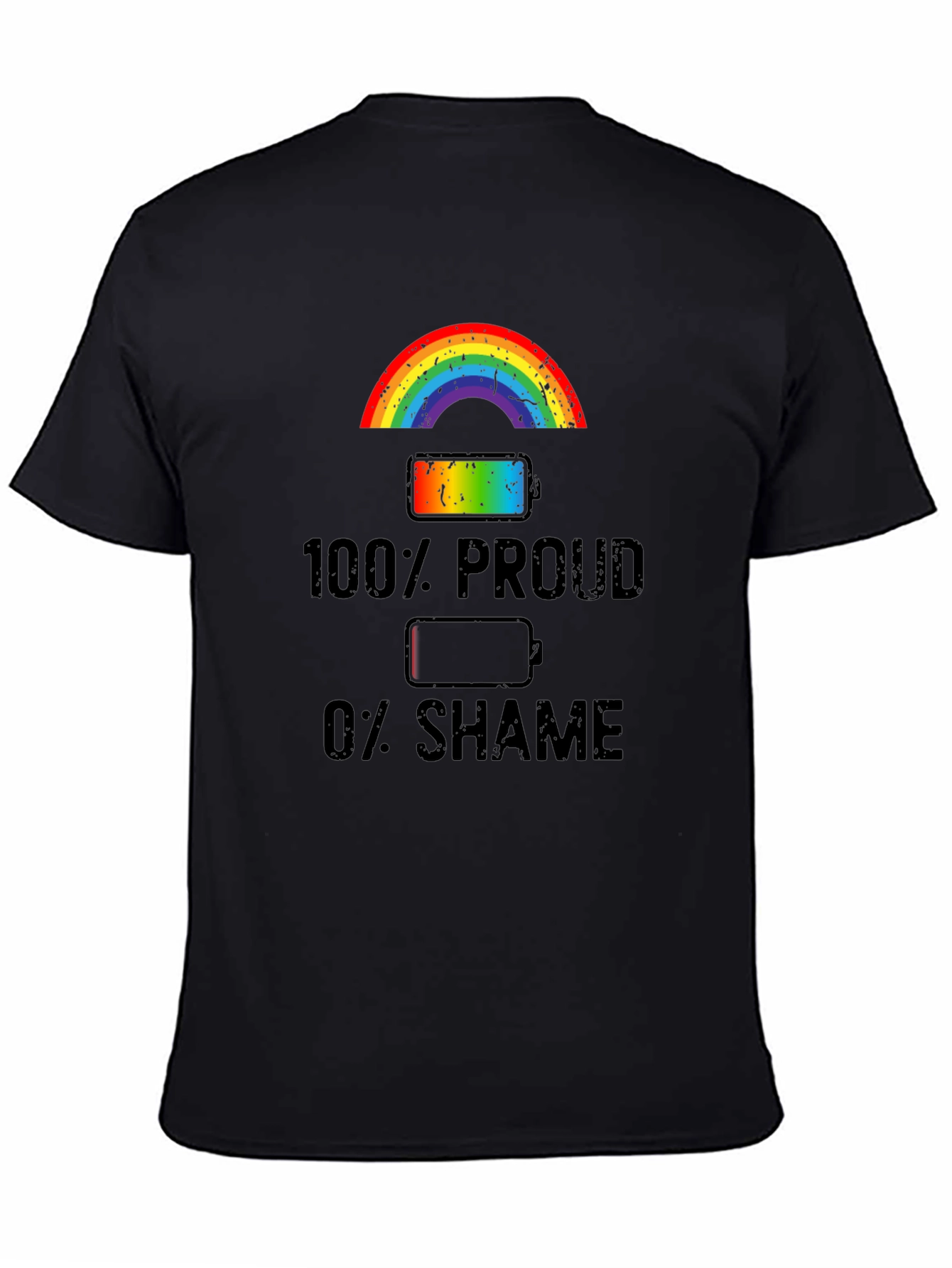 100% Proud 0% Shame Graphic Tee - 4