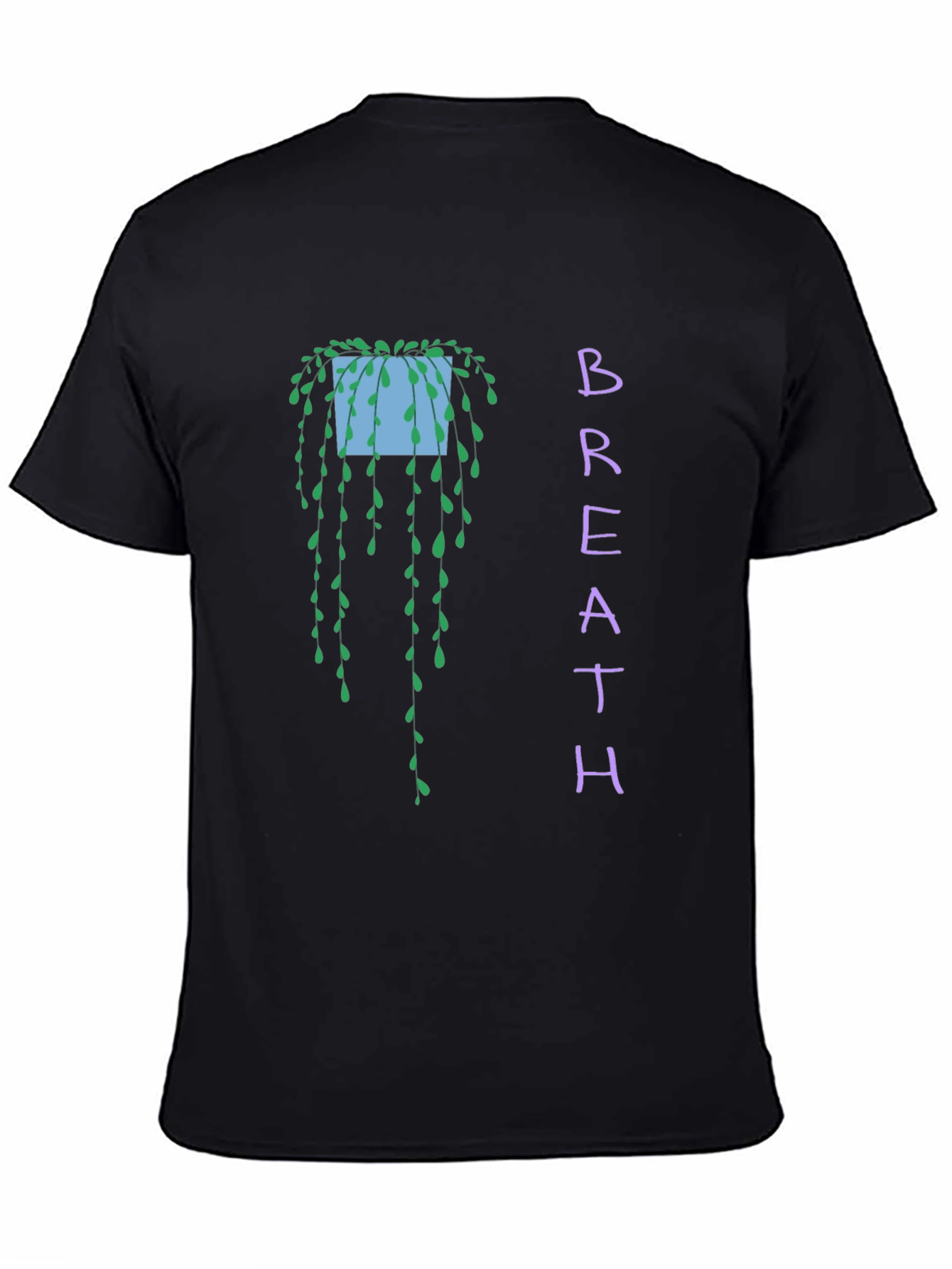 Black Breath Plant T-Shirt - Black view 4
