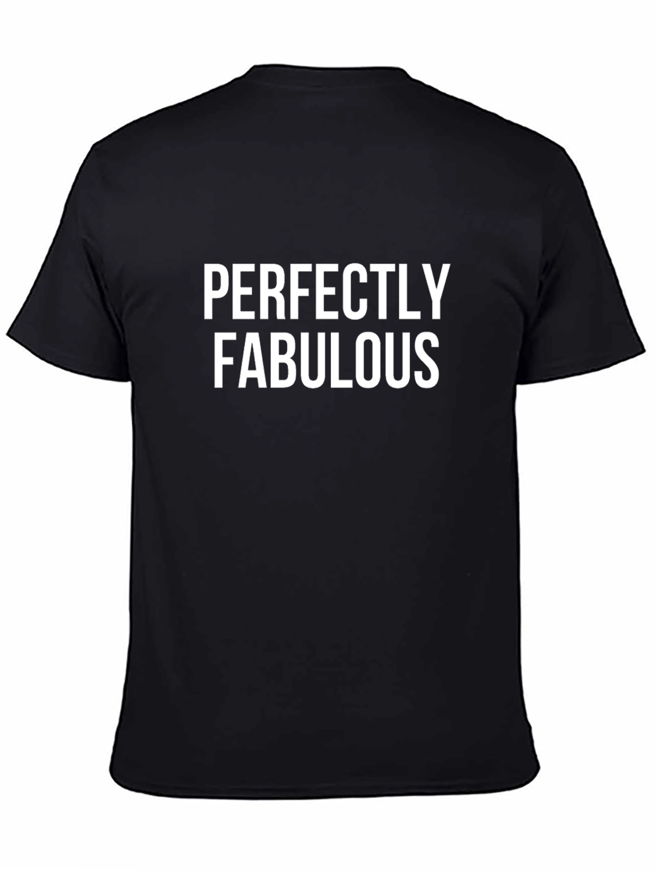 Black Perfectly Fabulous Graphic Tee - Men's Black T-Shirt view 4