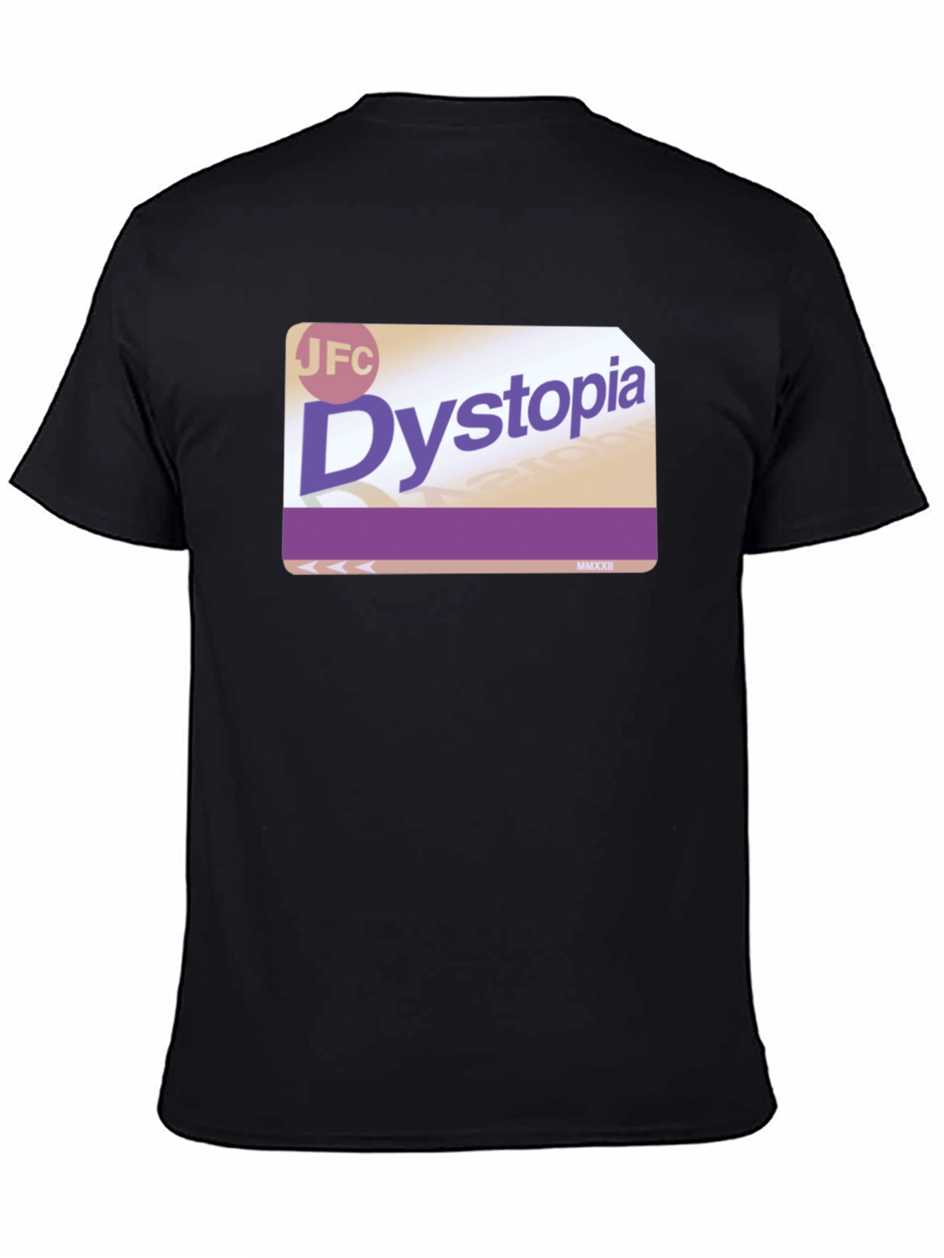 Black Dystopia Graphic Tee - Stylish Statement Shirt view 4