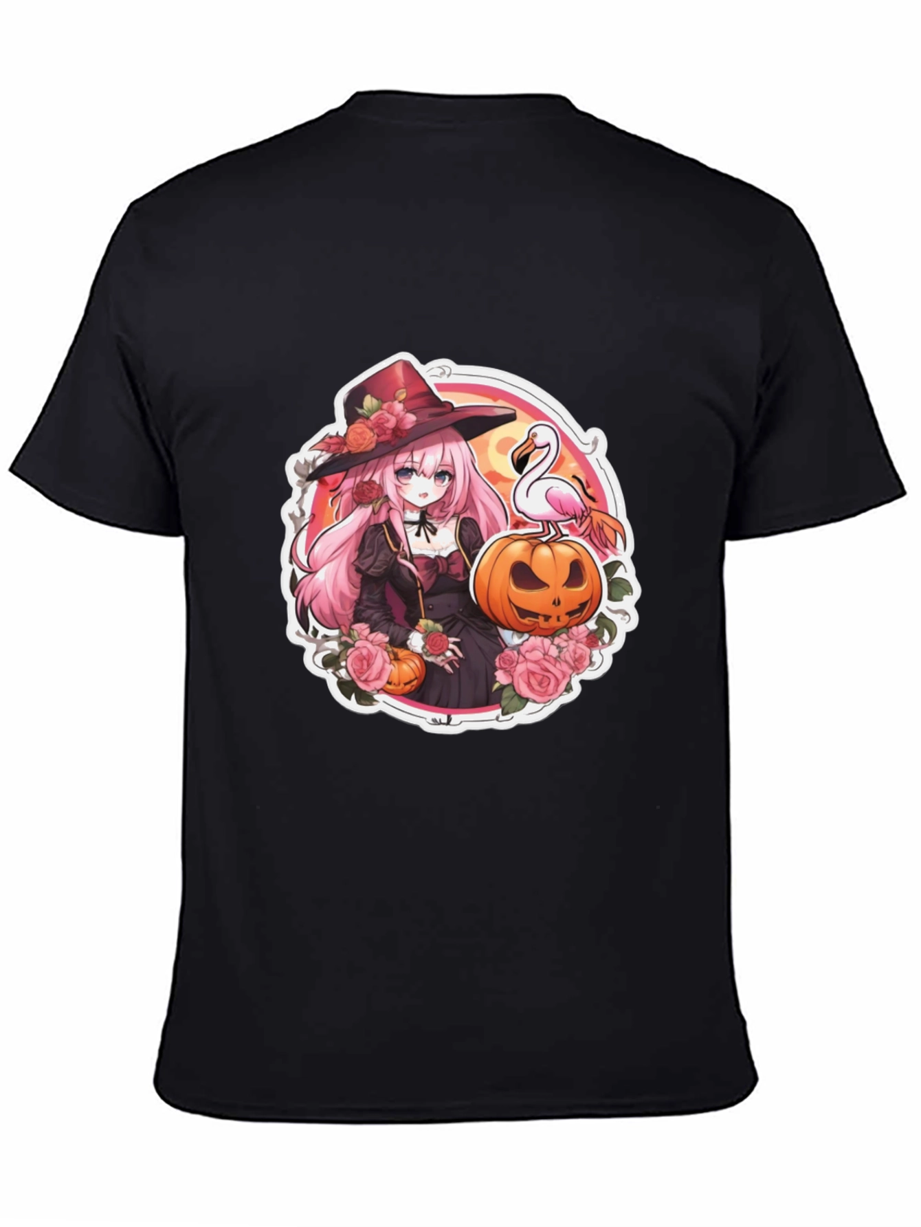Halloween Witch Anime T-Shirt - 4